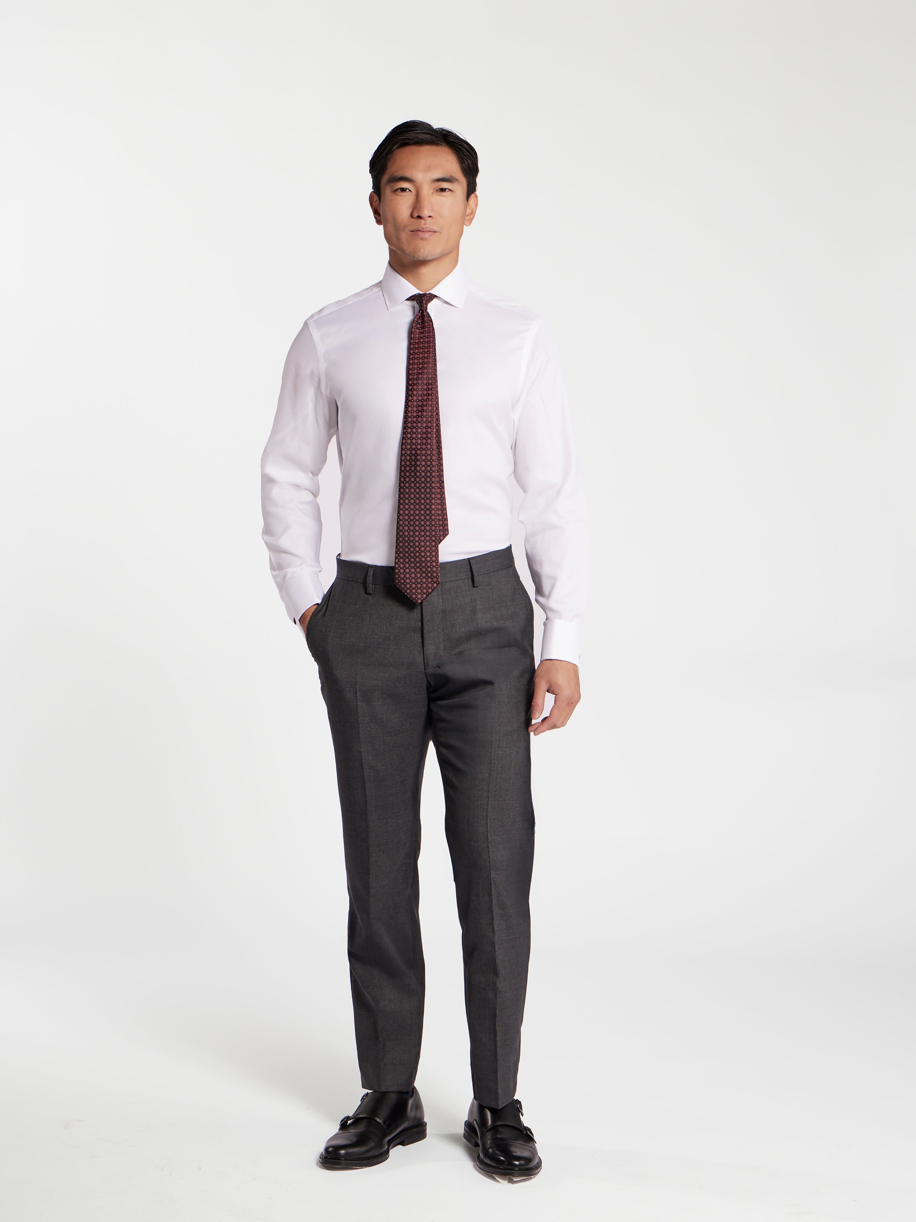 The Barbican Regular Suit Trouser, view 1