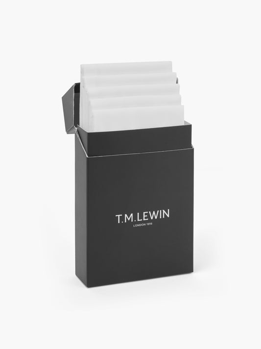 5-Pack Cotton Pocket Square Set