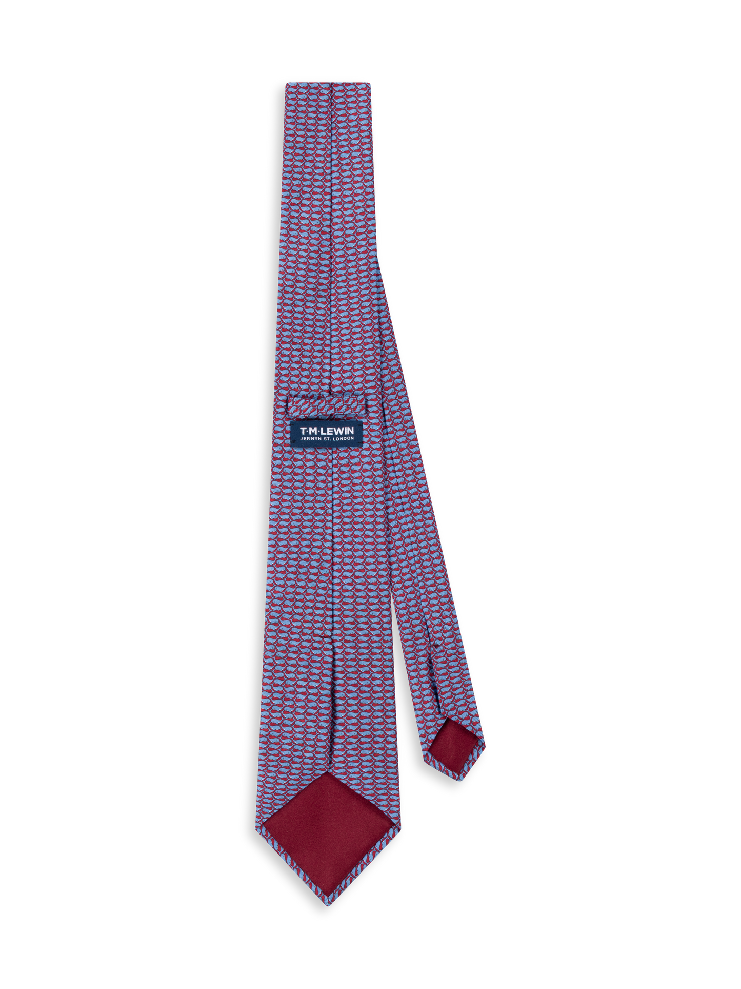 The Italian Whale Print Tie