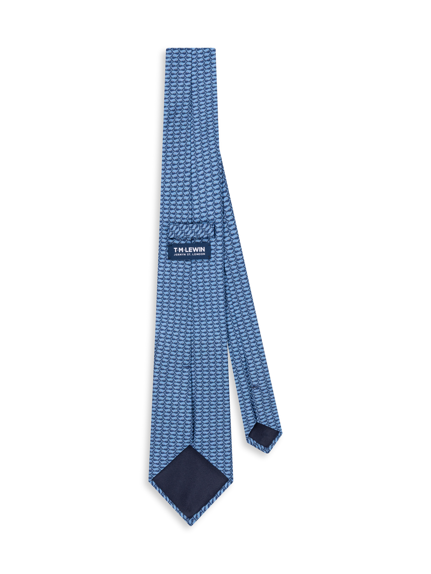 The Italian Whale Print Tie