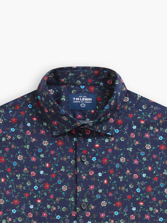 The Floral Print Slim Fit Shirt