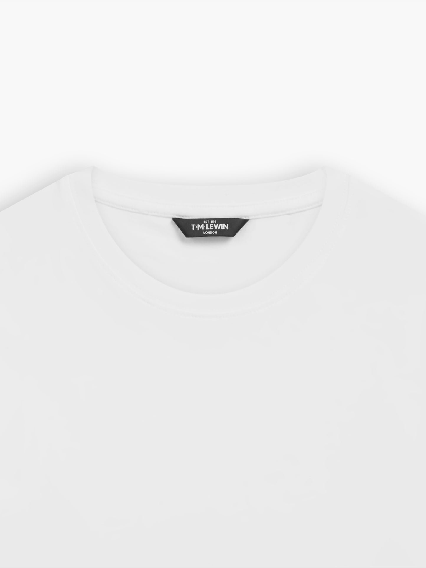 White Organic Cotton Crew Neck T-Shirt