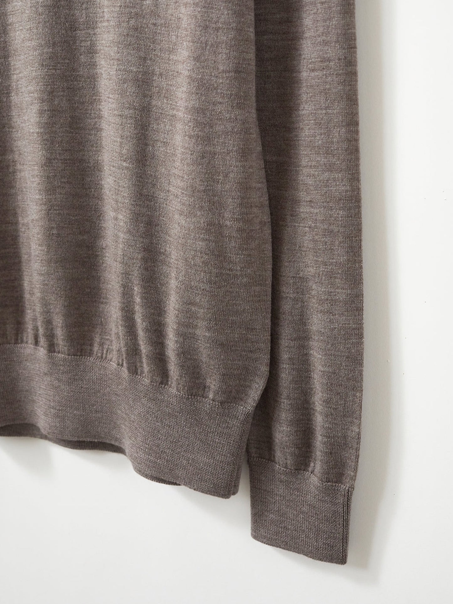 Merino Roll Neck Jumper - Neutral