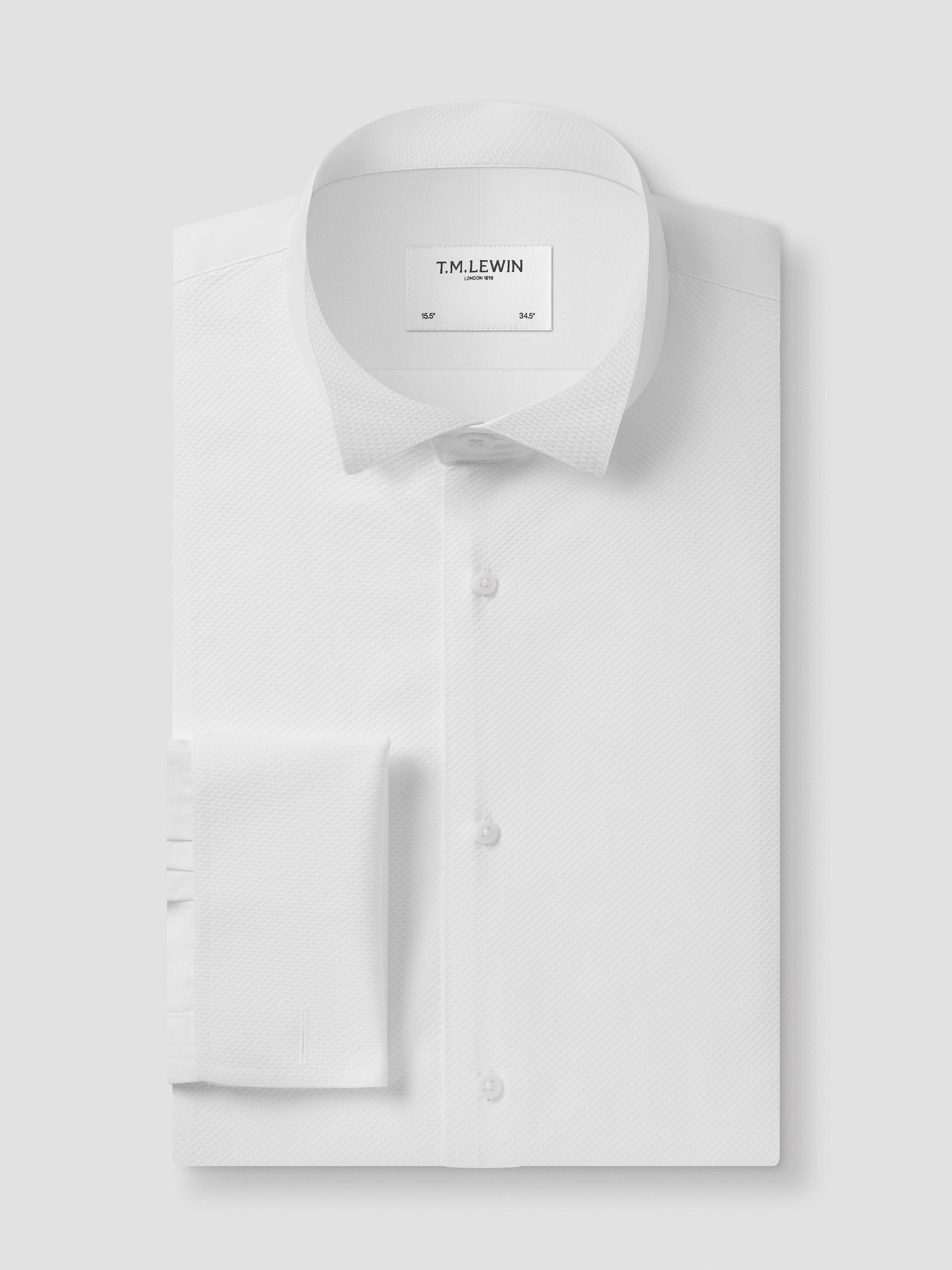 The Non-Iron Dress Shirt Wing Collar –