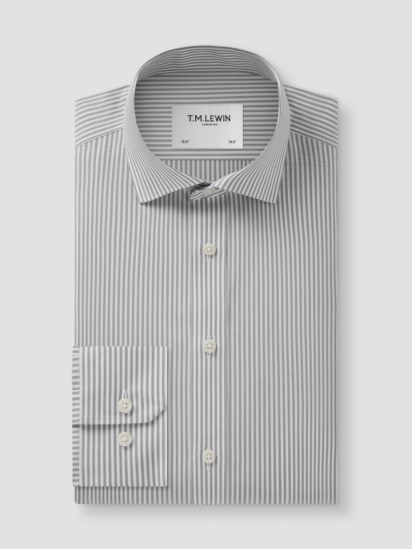 Non-Iron Bengal Stripe Poplin Shirt