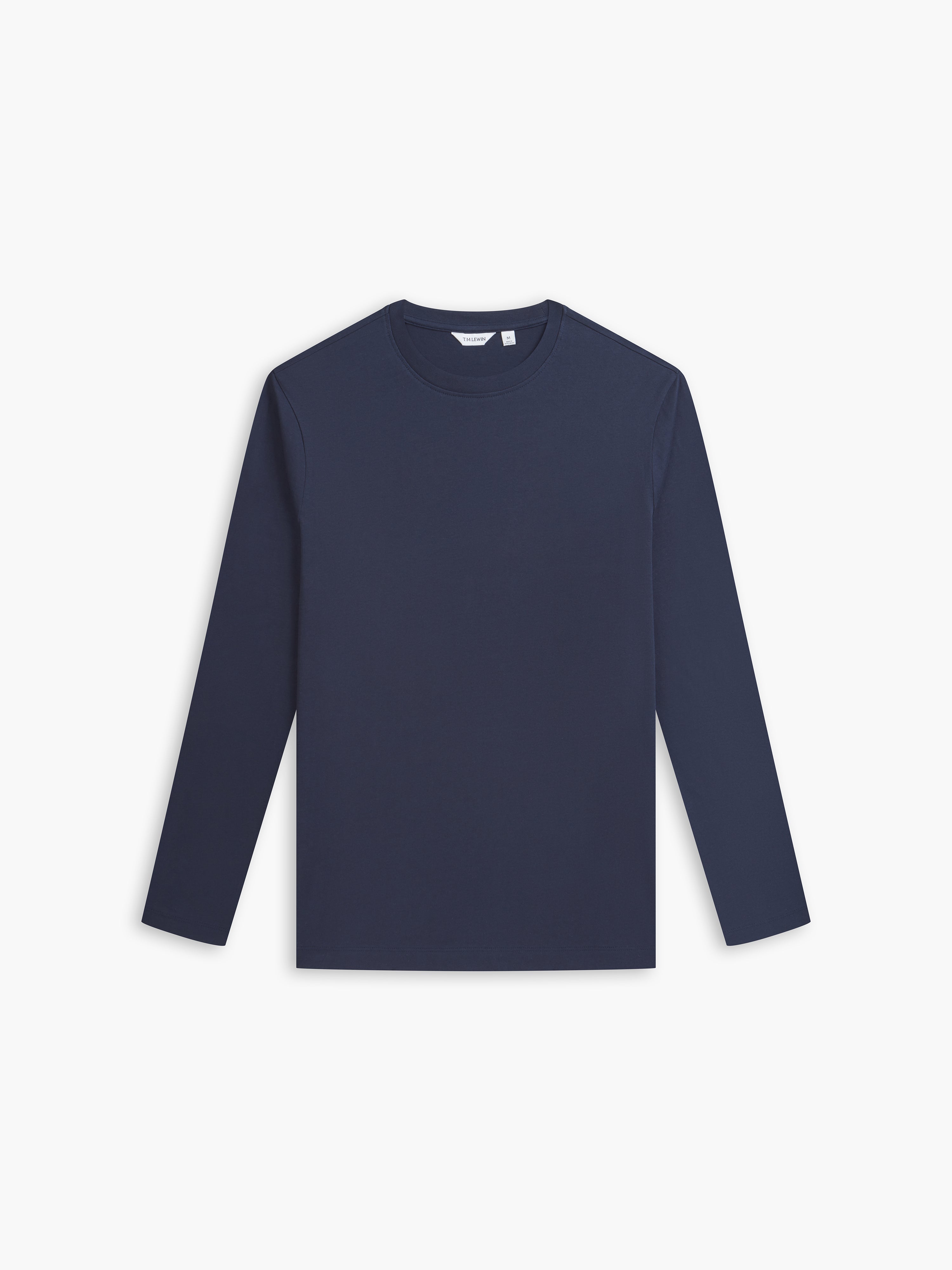 トップス everyone logo long sleeve tee navy LOGO LONGSLEEVE T-SHIRT - NAVY/DENIM BLUE