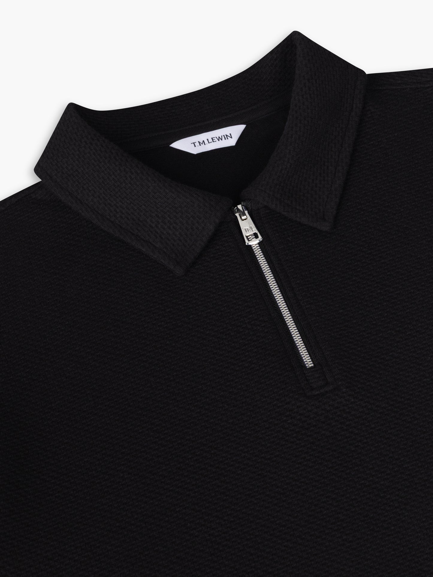 The Long Sleeve Waffle Polo