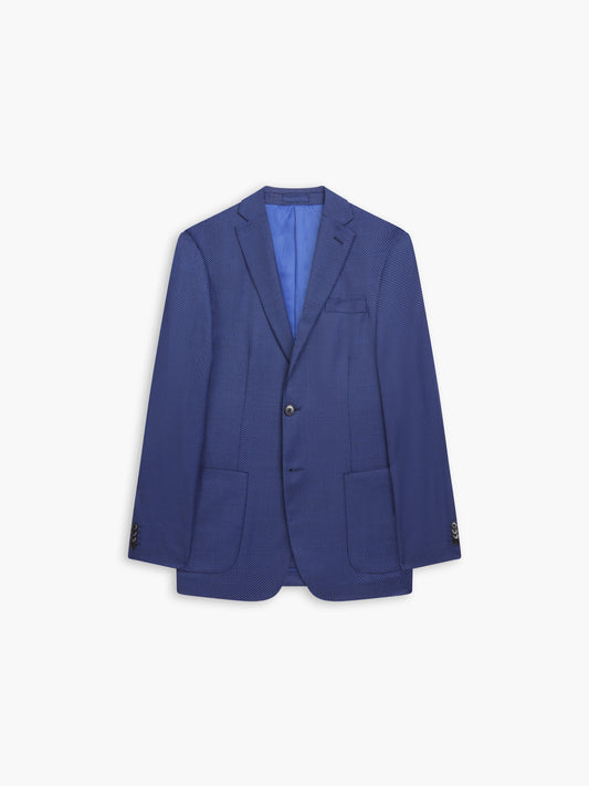 Fiorano Blue Birdseye Jacket