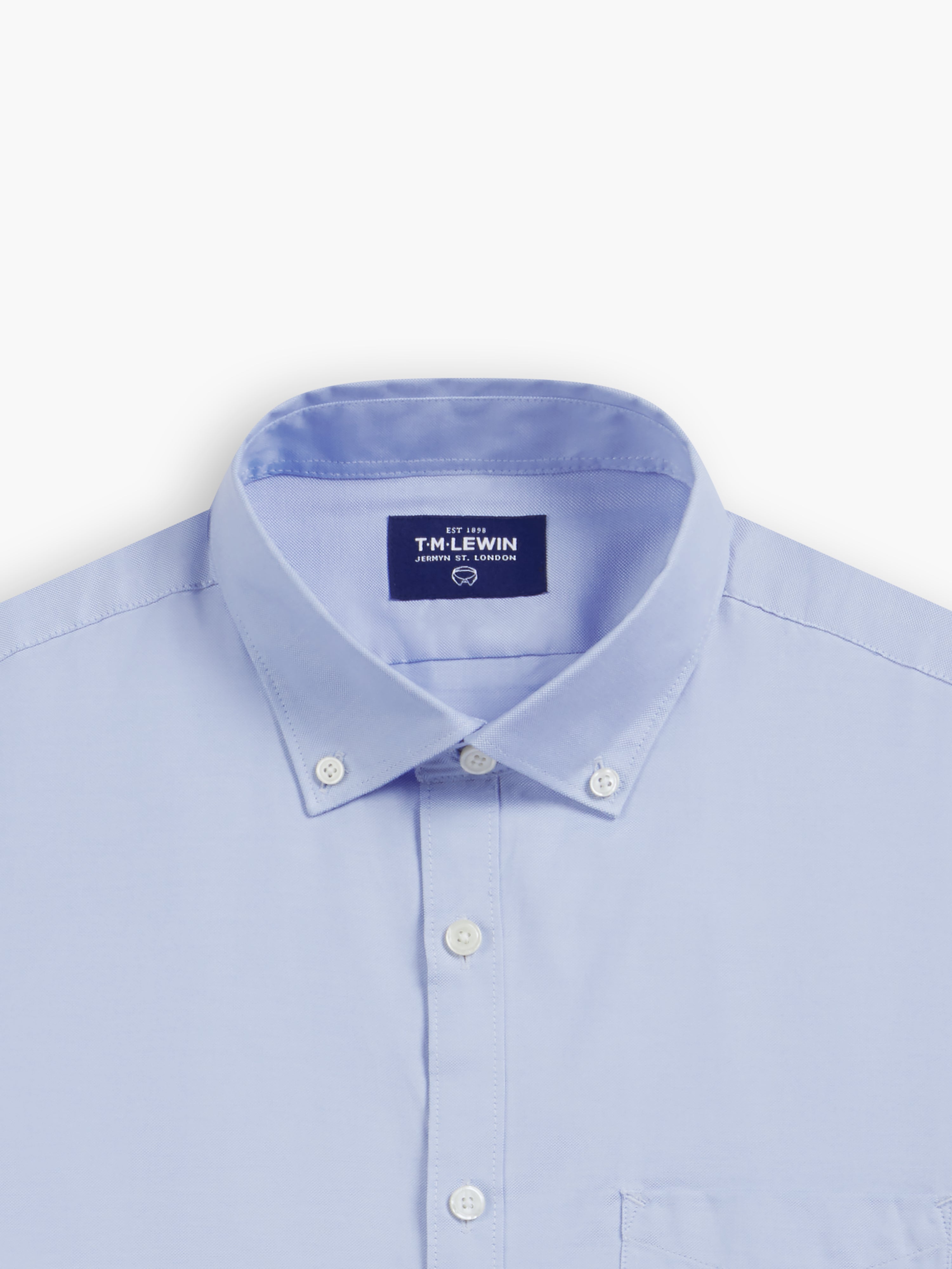 Oxford Slim Fit Blue Shirt –1