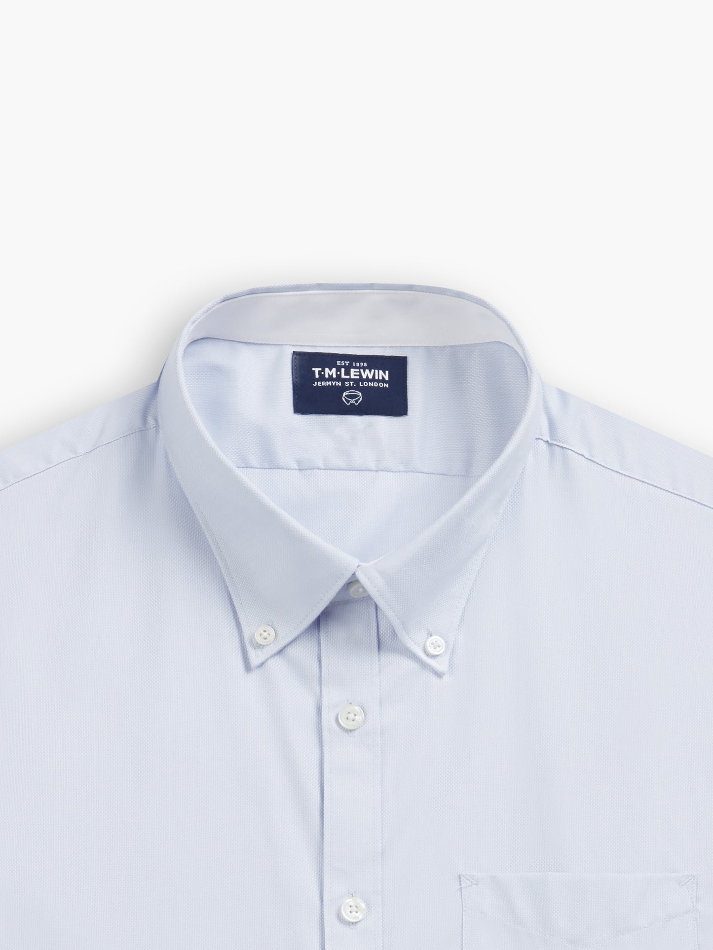 Royal Oxford Slim Fit Plain Blue Shirt