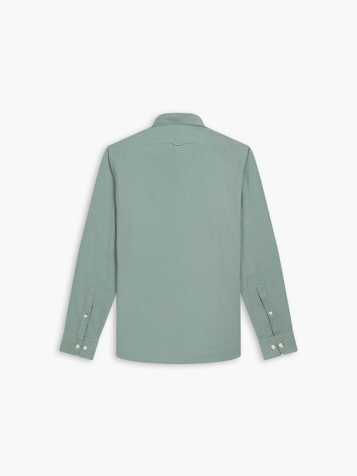 Slim Fit Mint Linen Modal Shirt