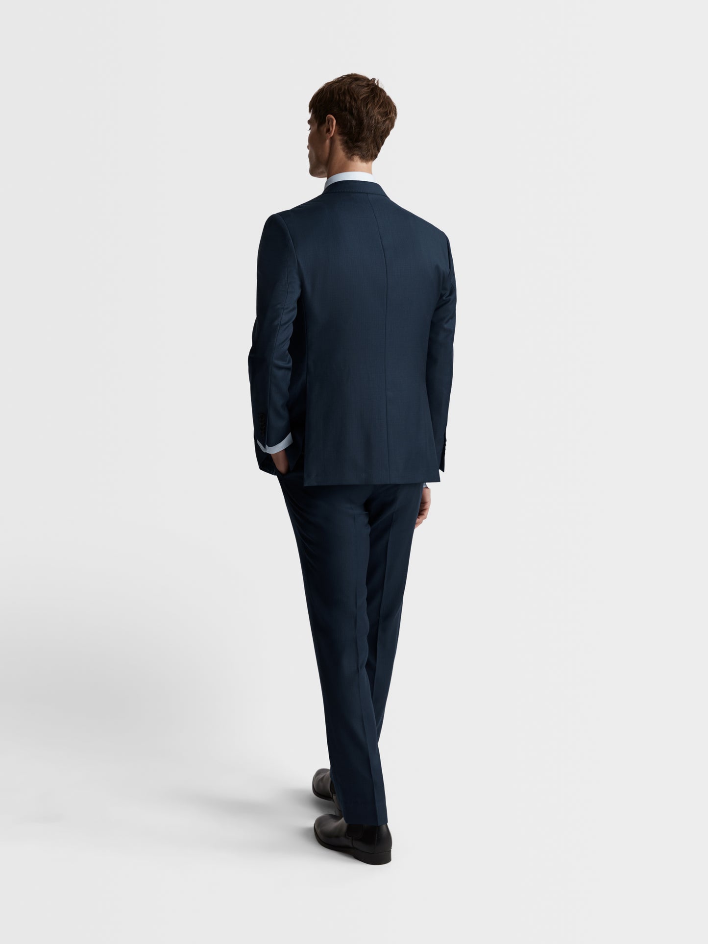 Image 5 of Owens Infinity Active Slim Fit Navy Blue Jacket