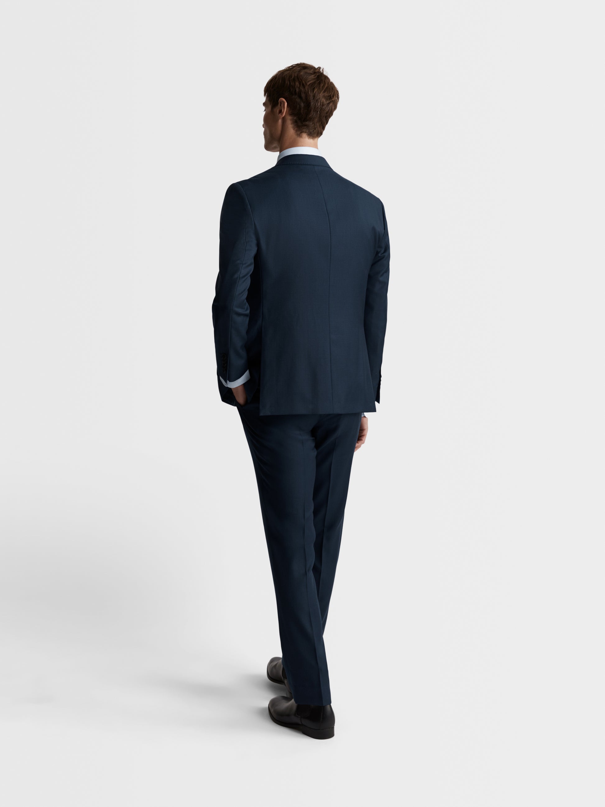 Image 5 of Owens Infinity Active Slim Fit Navy Blue Jacket