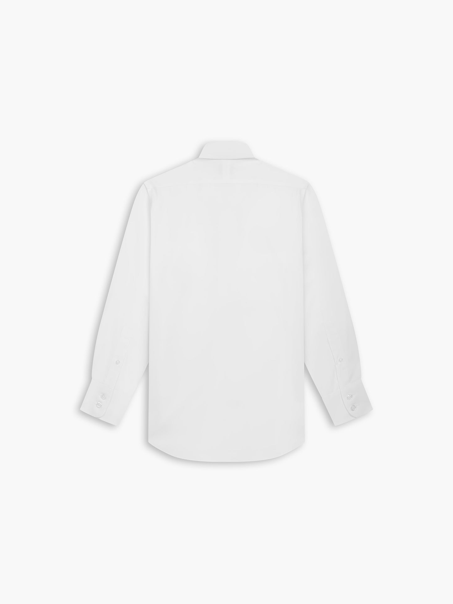 Non-Iron White Oxford Slim Fit Single Cuff Classic Collar Shirt