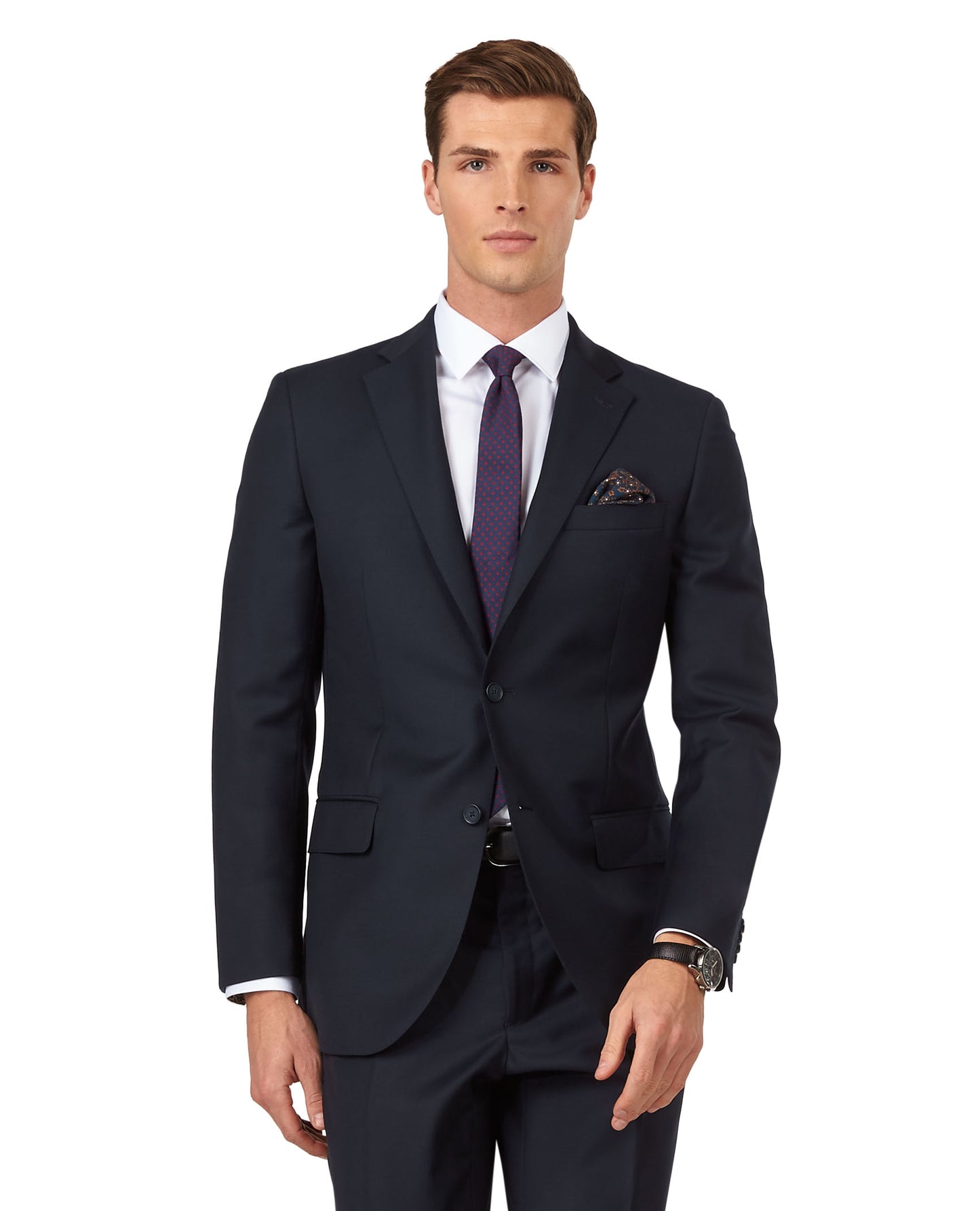 The Orton Regular Fit Navy Suit Jacket