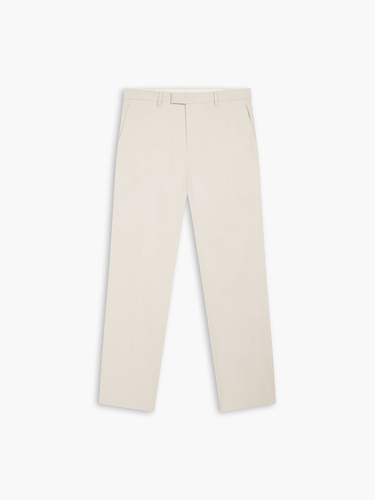 Piccadilly Linen Slim Ecru Suit Trouser