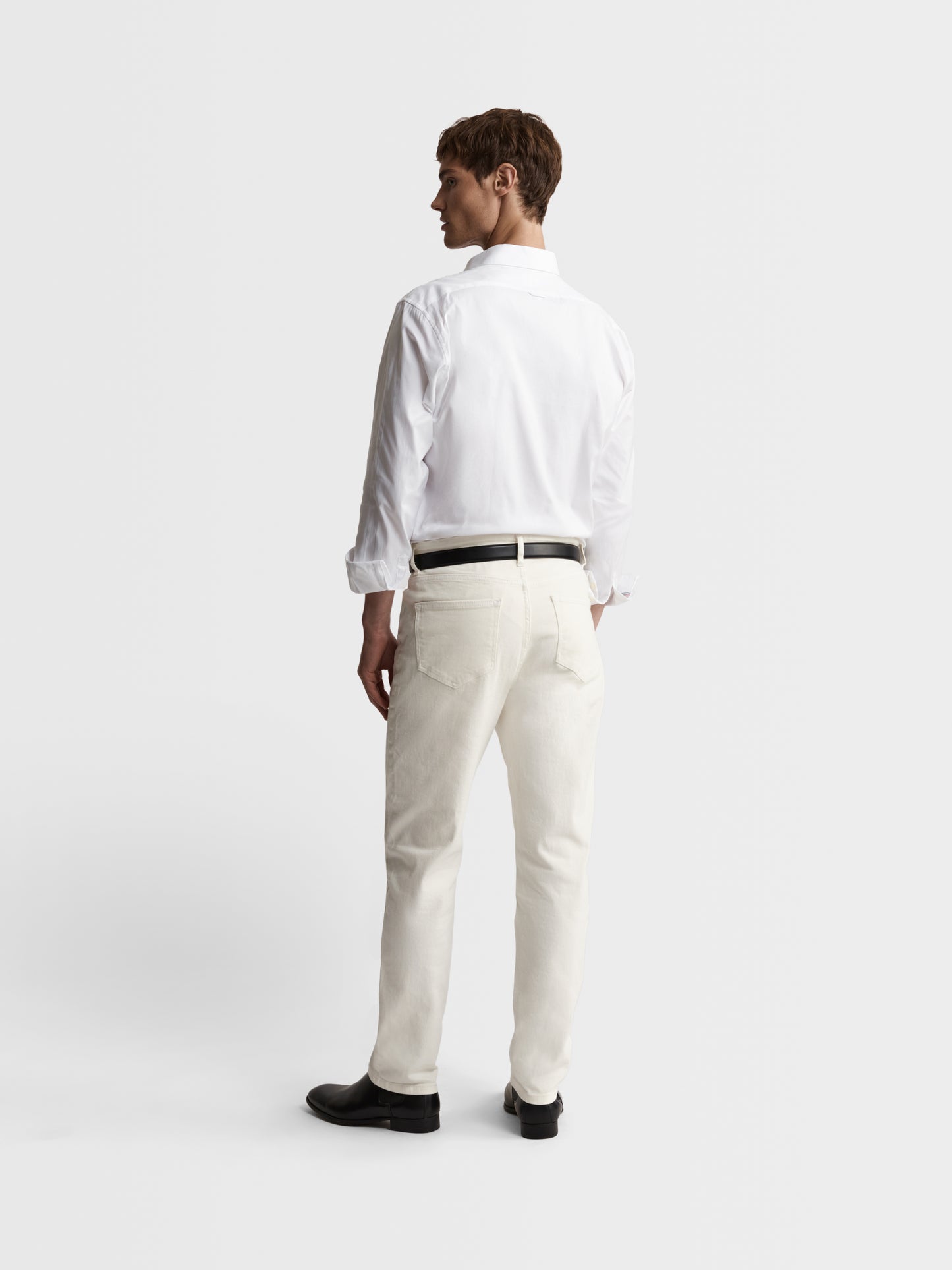 Image 4 of Oxford Slim Fit White