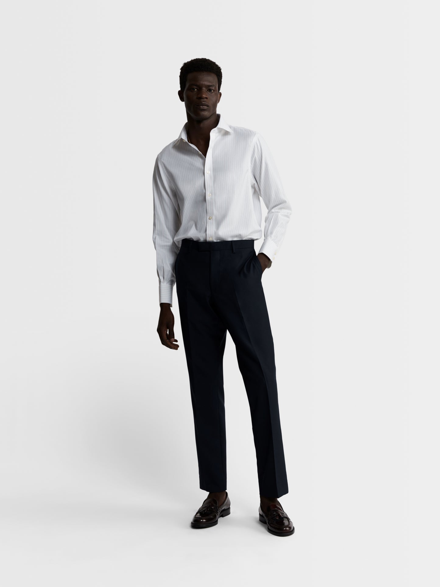 The Non-Iron Herringbone Shirt