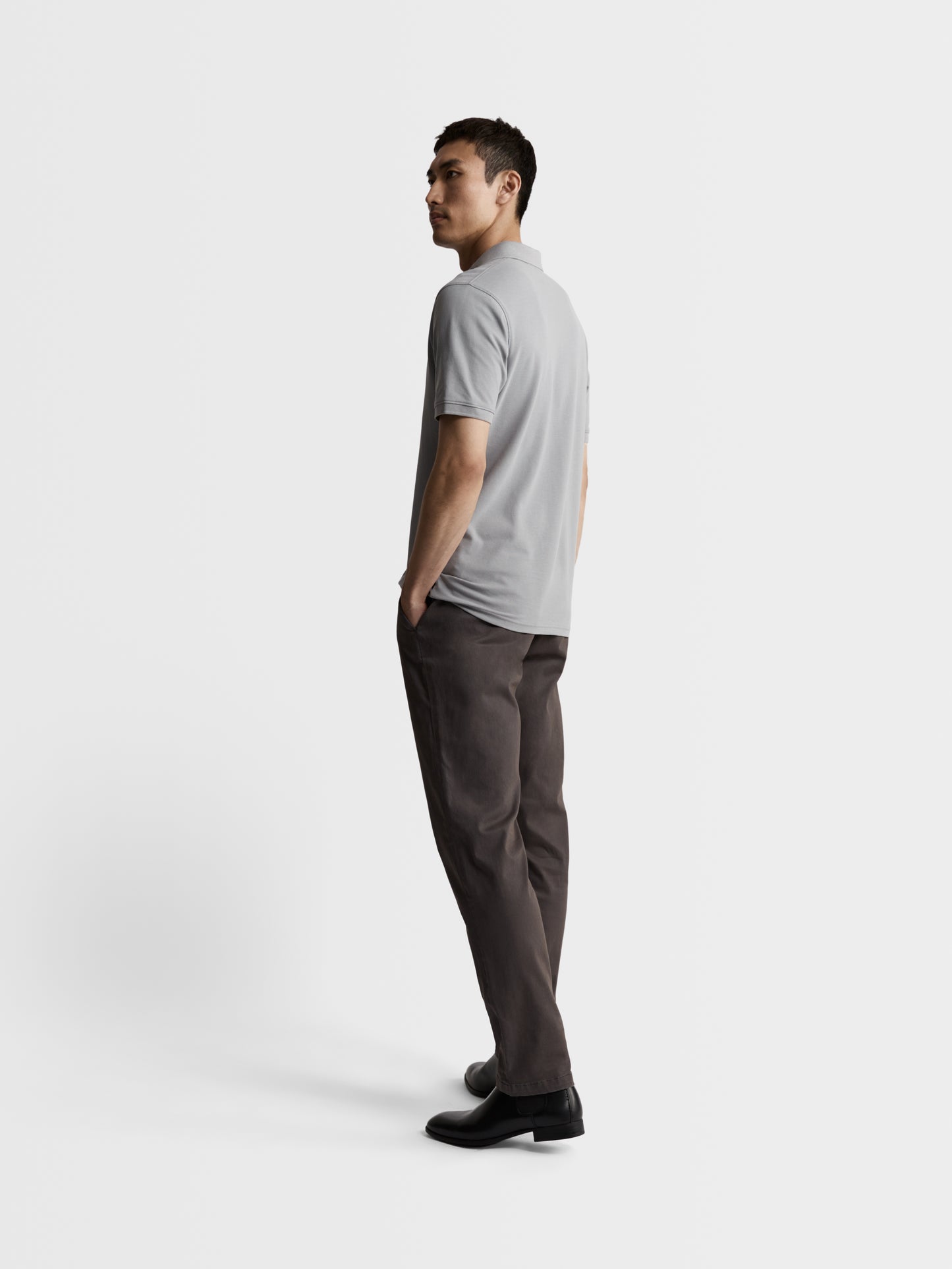 Image 5 of Slim Fit Grey Chinos