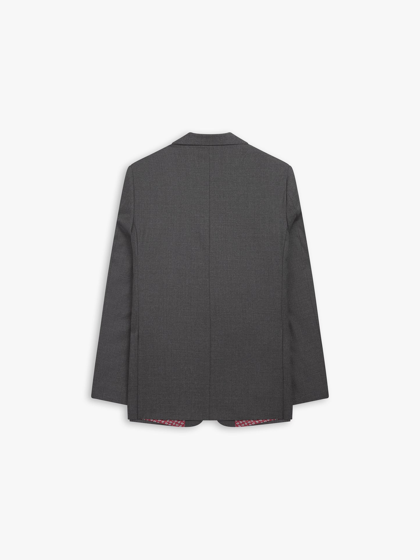 Barbican Italian Luxury Slim Charcoal Suit Jacket