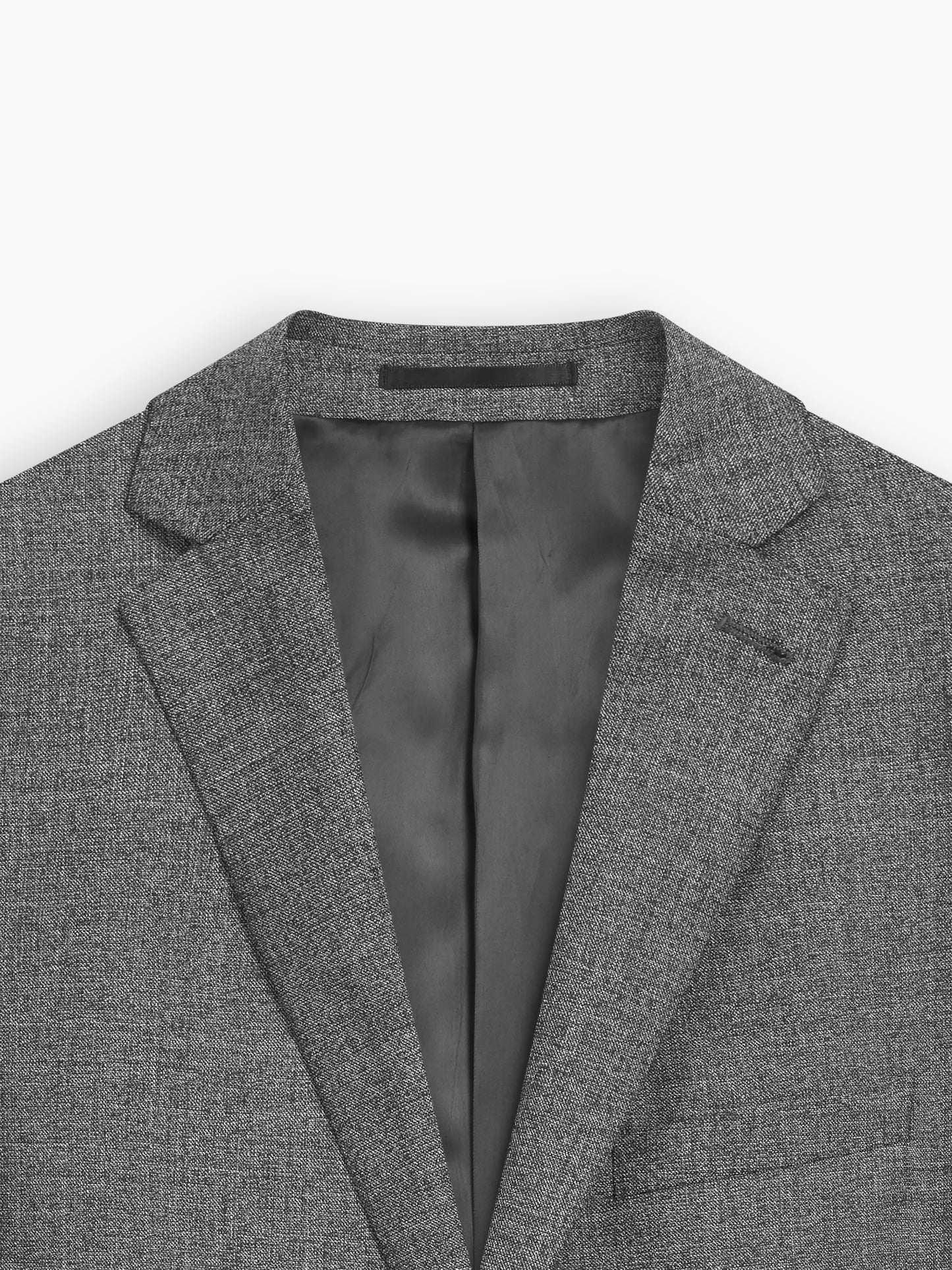 Jordan Polywool Skinny Grey Sharkskin Suit Jacket