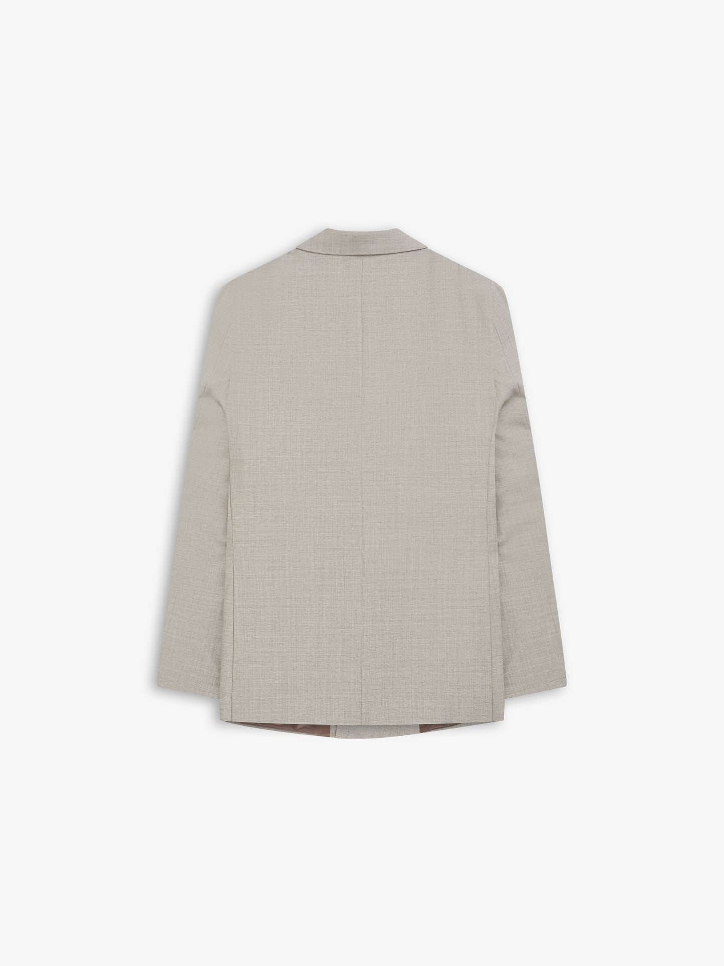 Venaria Italian Luxury Slim Double Breasted Beige Suit Jacket