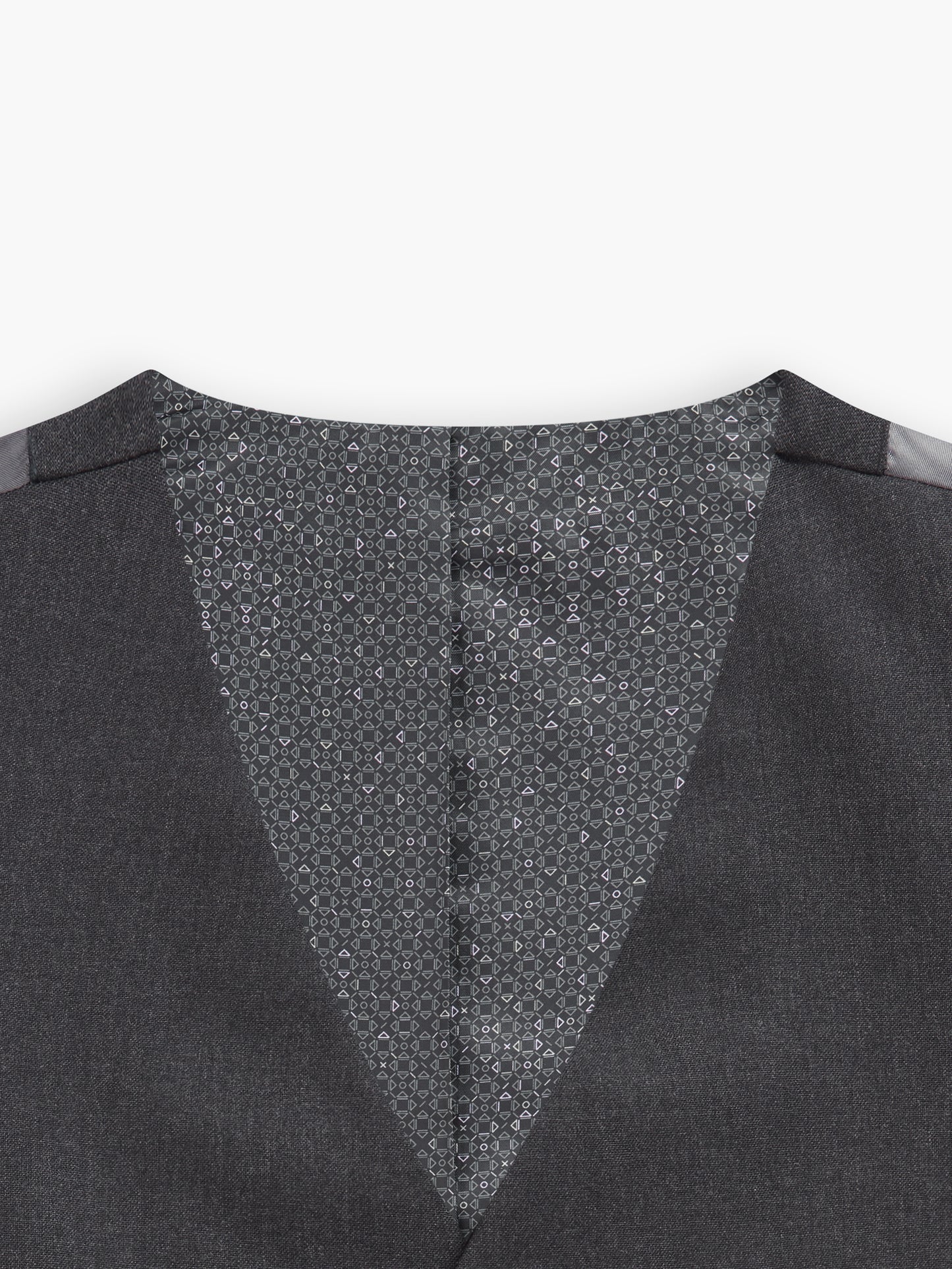 Edgeware Wool Slim Charcoal Waistcoat
