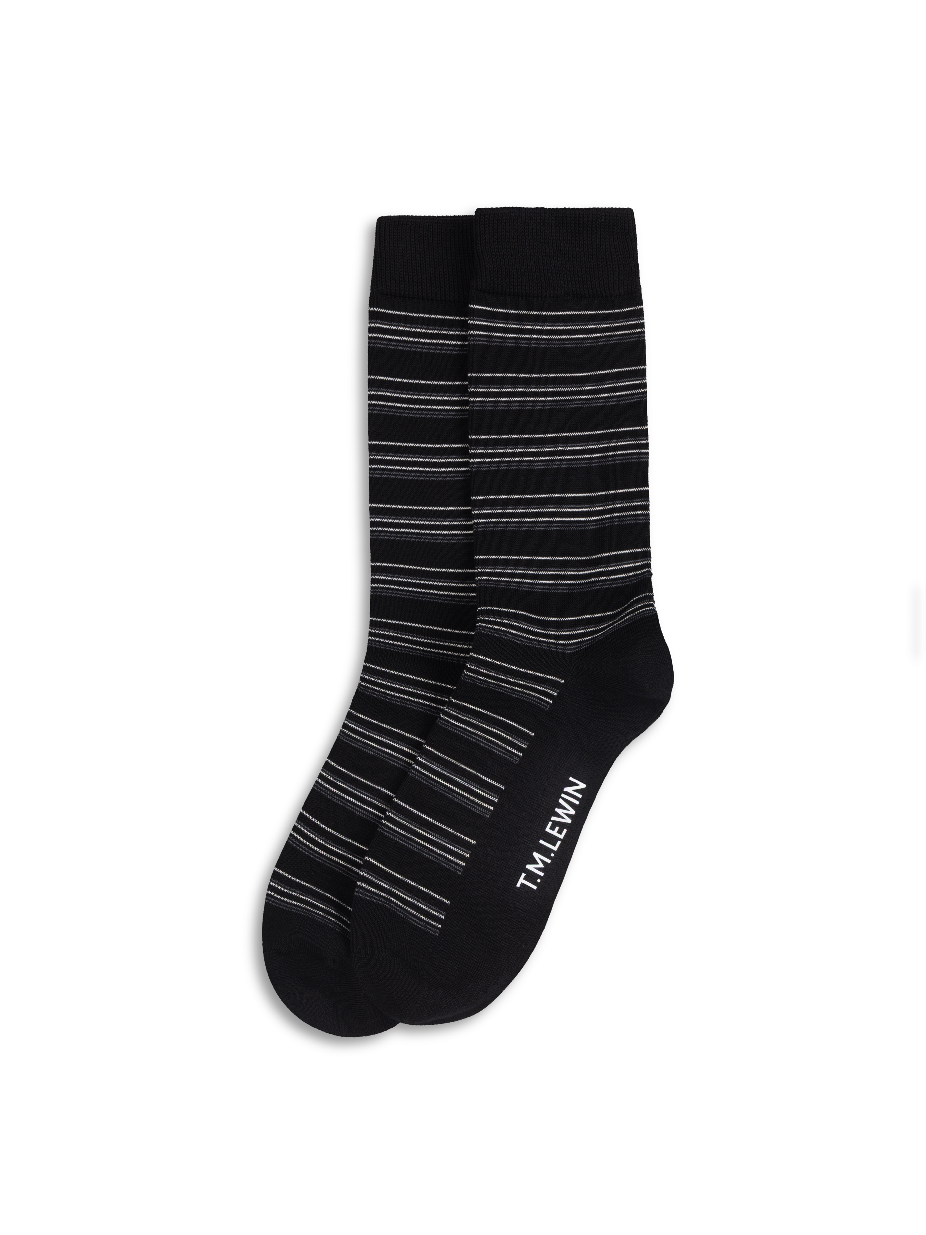 The Smart Mercerised Stripe Socks