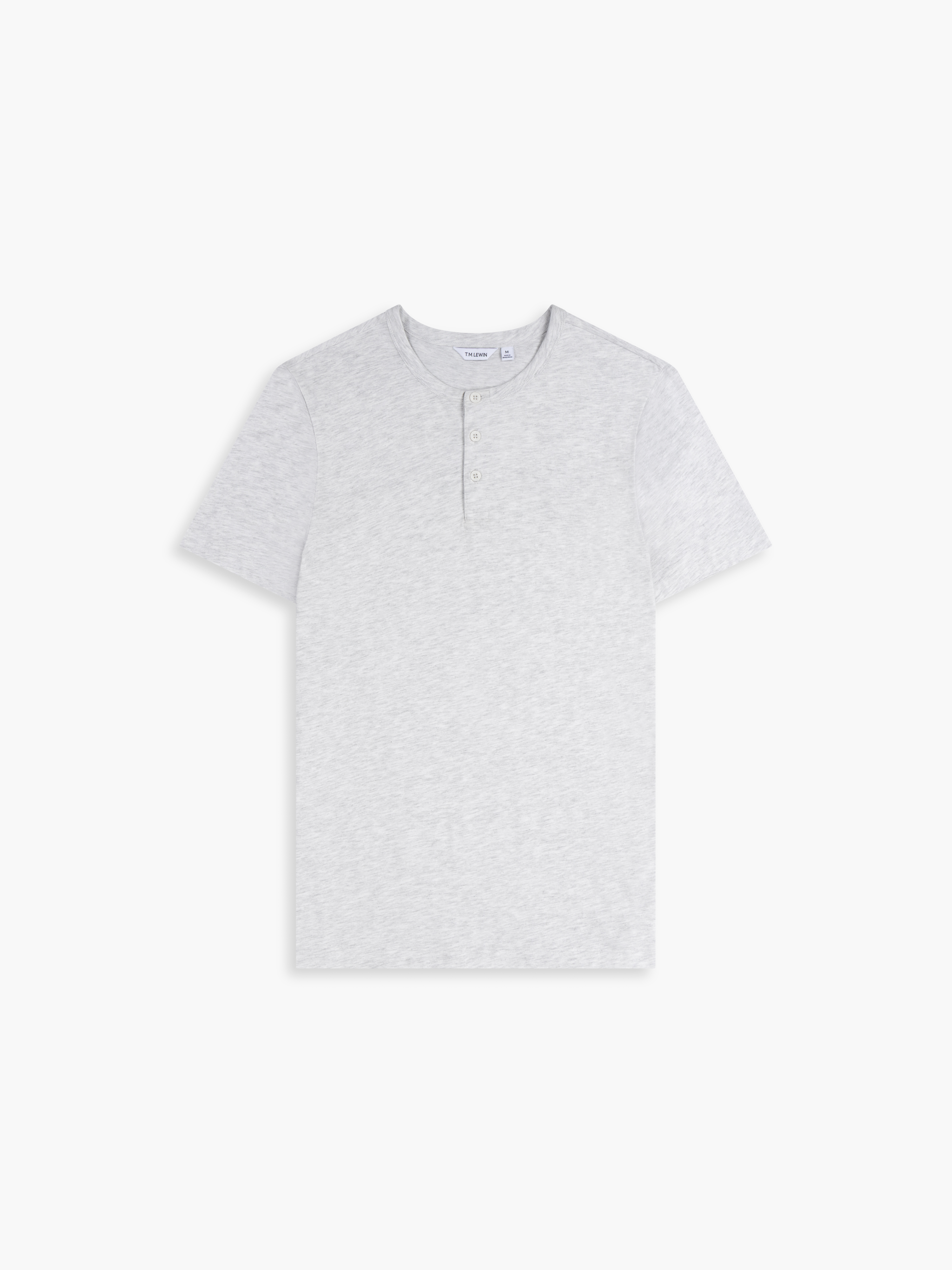 Henley Shirts For Men Regular 3 Button Short Sleeve T-Shirt - Dark