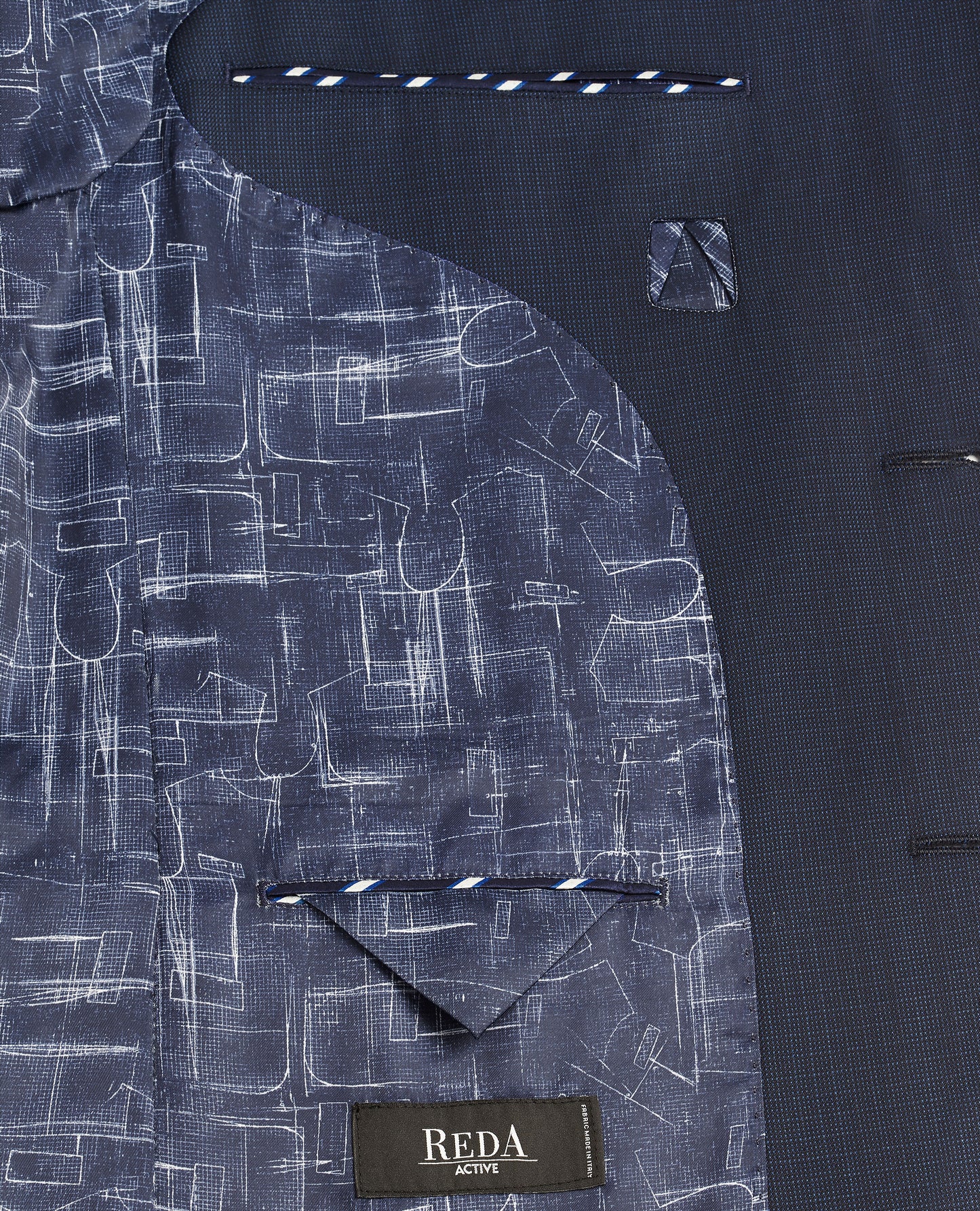 Phelps Infinity Active Regular Fit Navy Blue Jacket