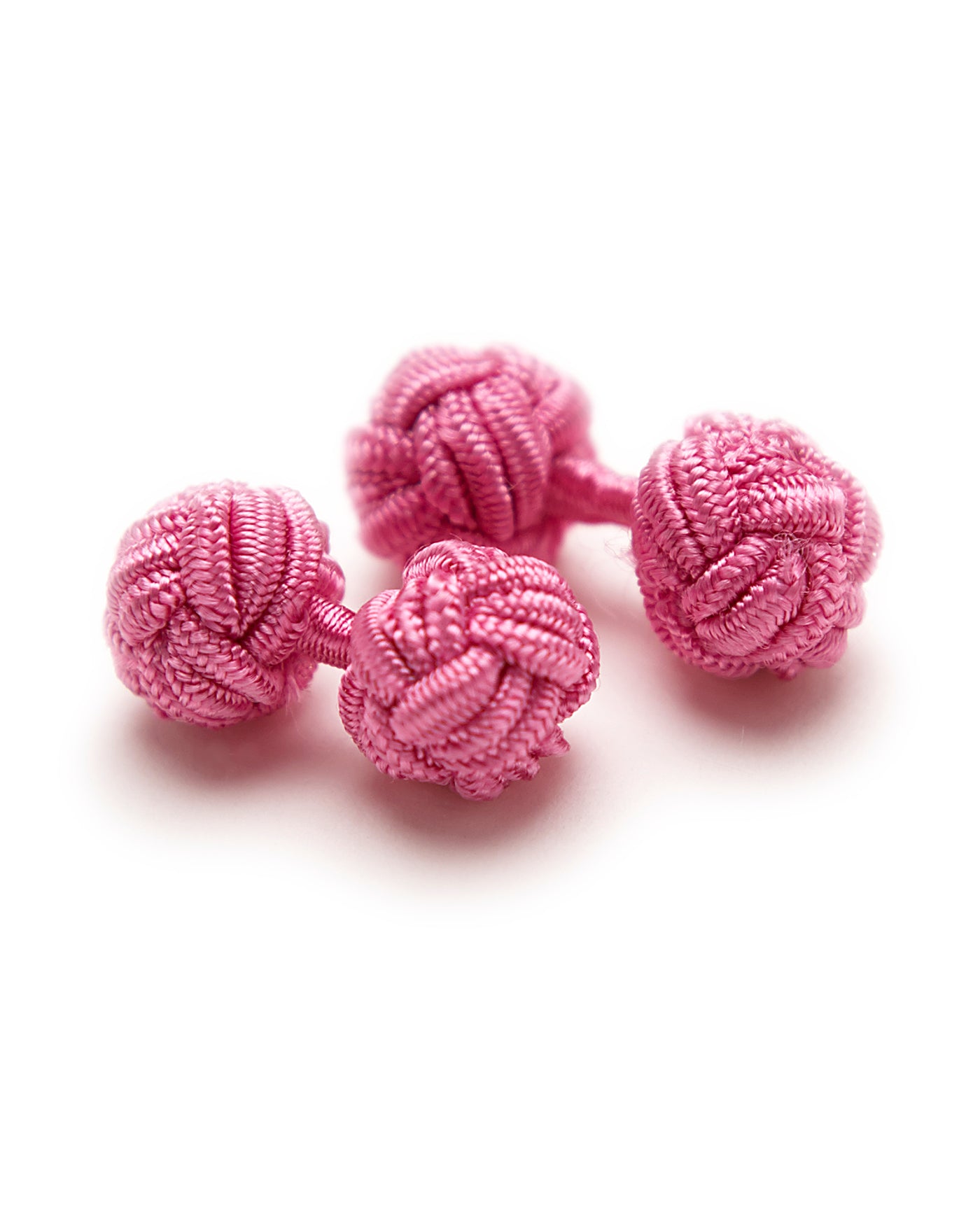 Image 1 of Women's Pink Silk Knot Links