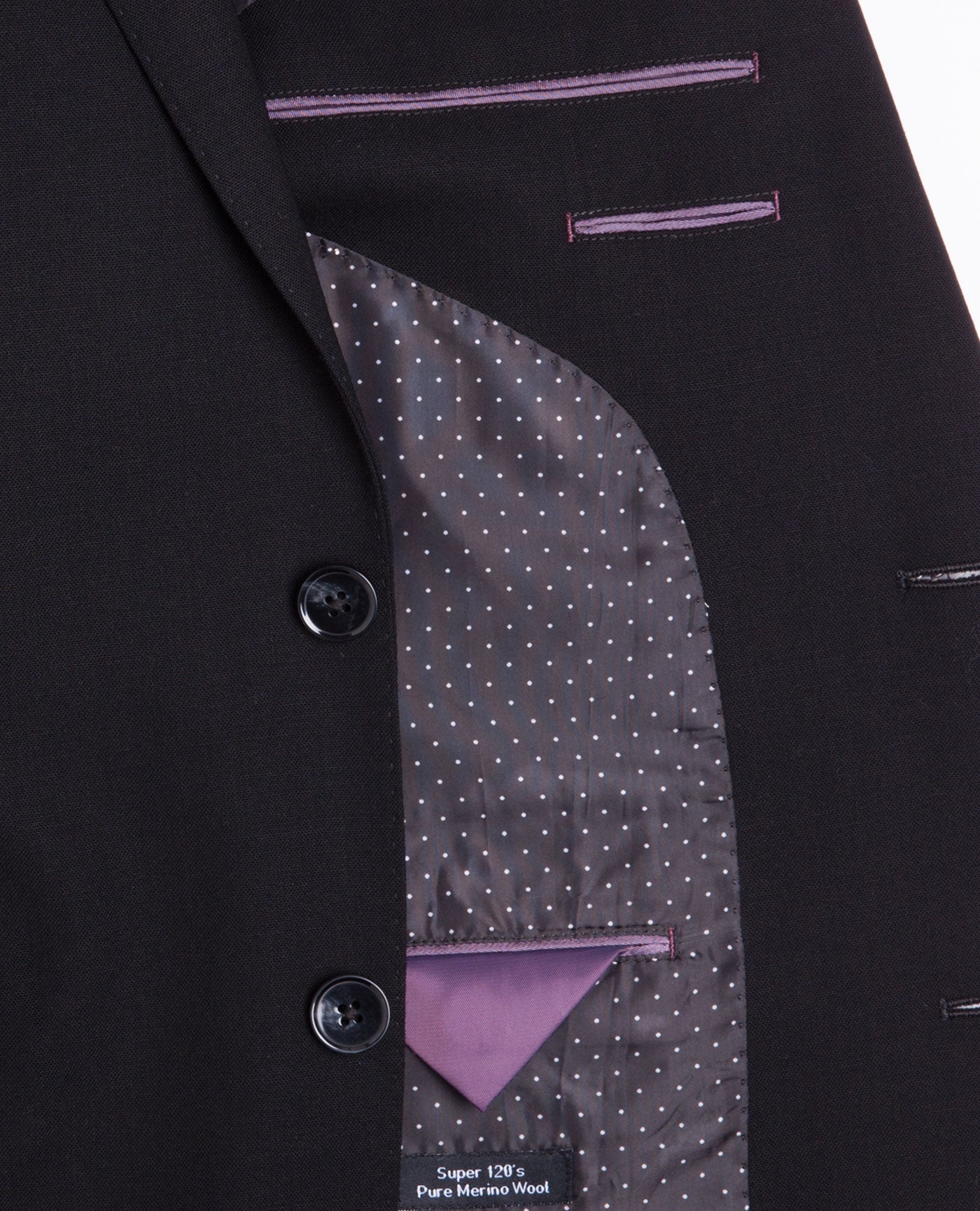 Image 2 of Sloane Infinity Slim Fit Black Jacket