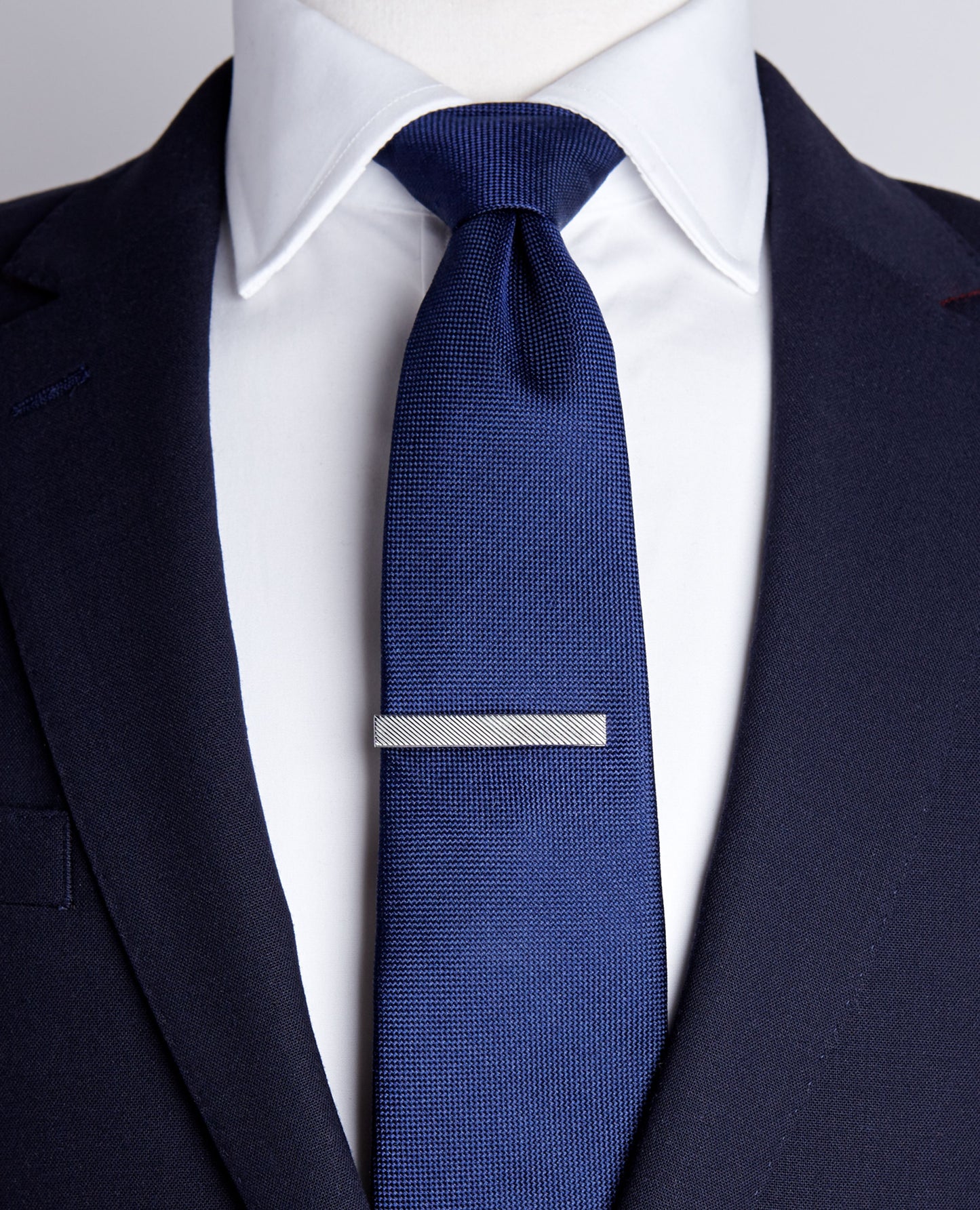 Image 2 of Diagonal Etched Tie Slide 5cm