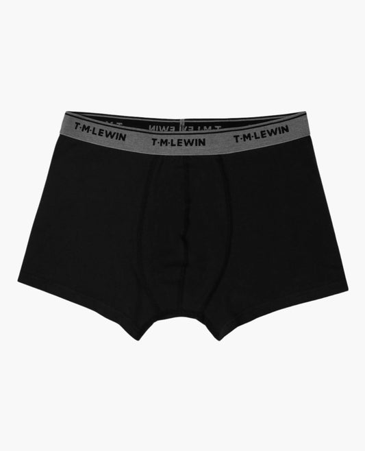 Image 1 of Black Jersey Trunk with Contrast Waistband