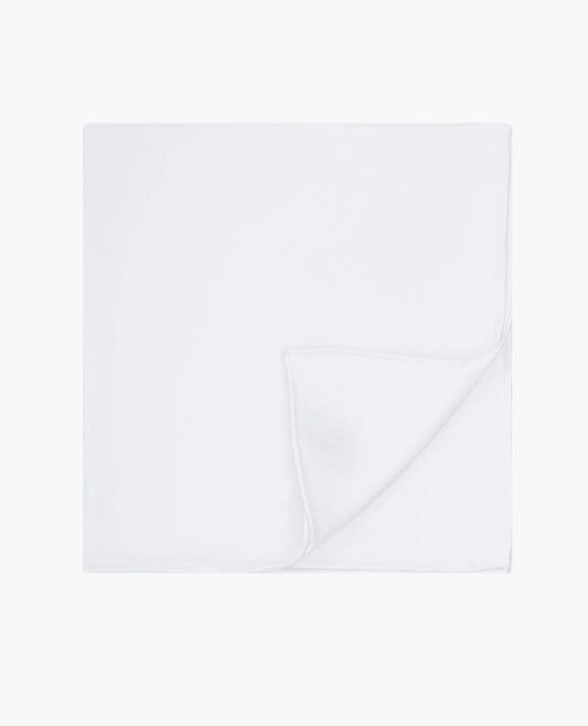 Image 1 of White Silk Pocket Square