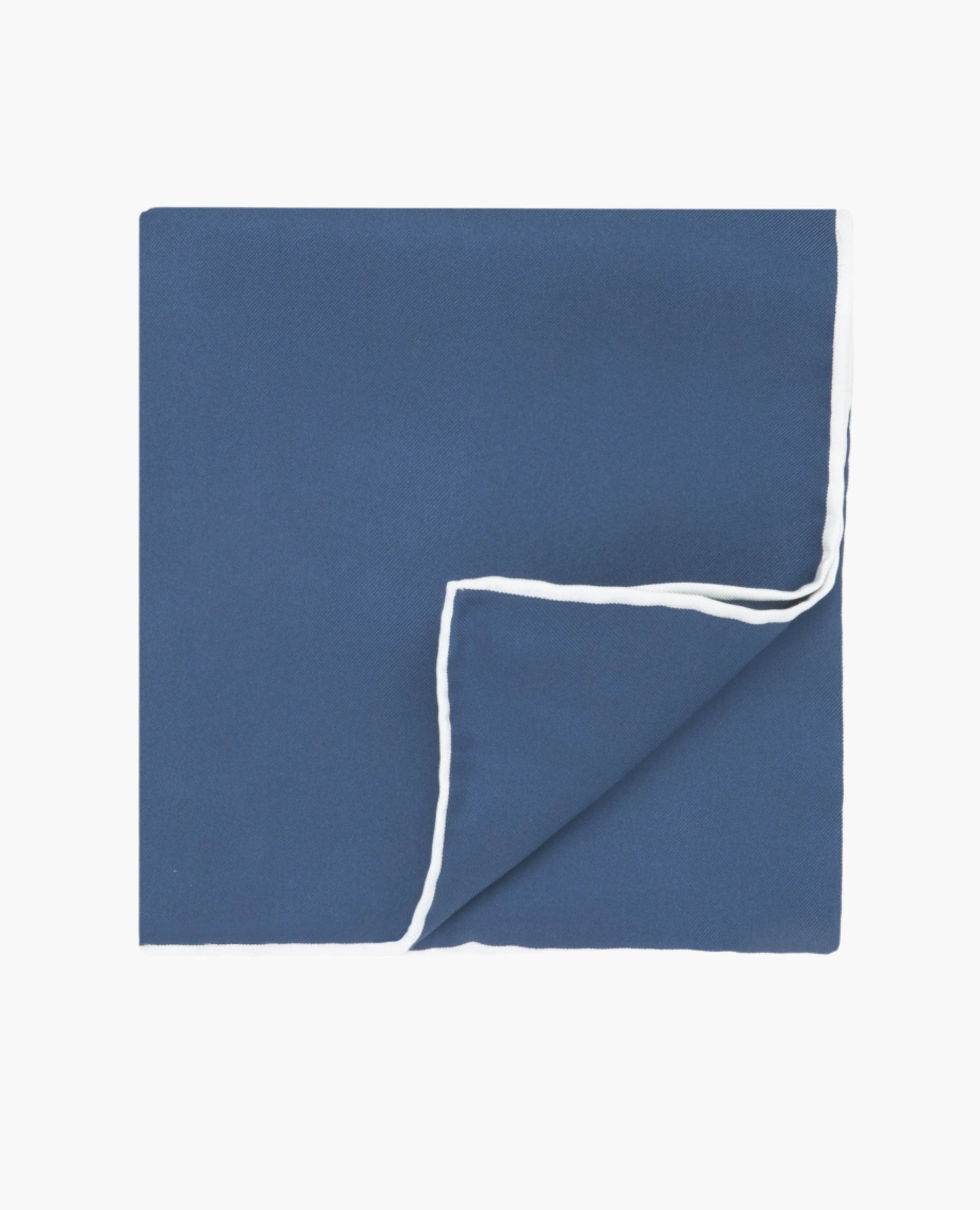 Image 1 of Light Navy Silk Pocket Square