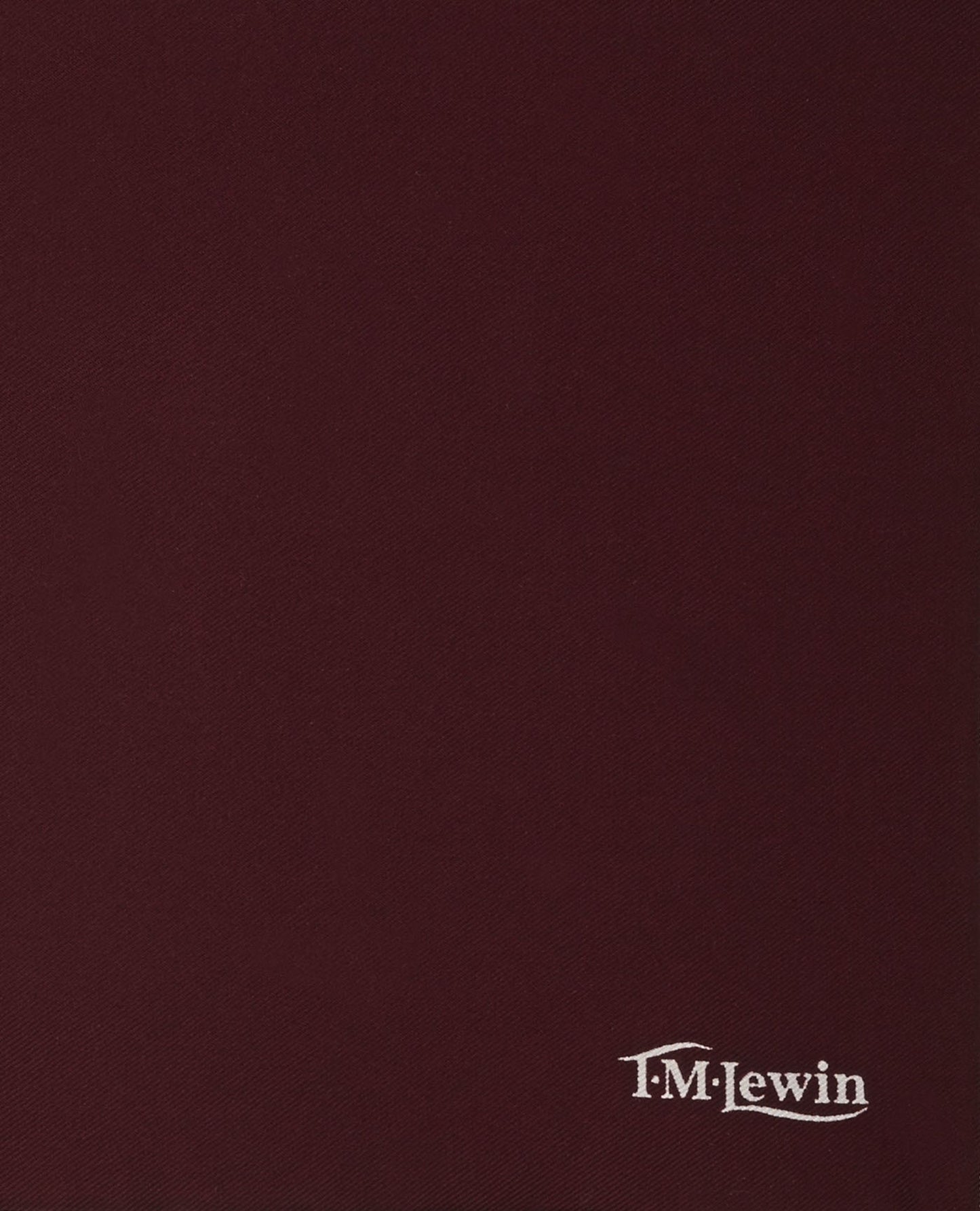 Image 2 of Burgundy Silk Pocket Square