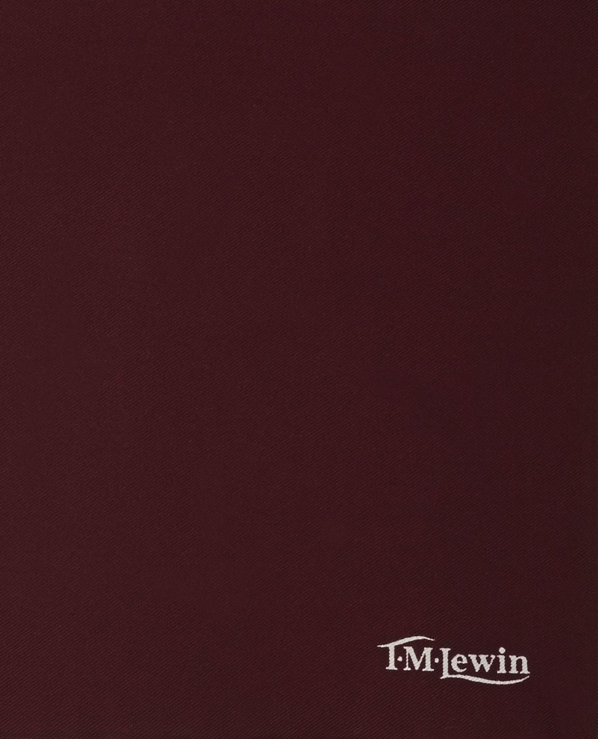 Image 2 of Burgundy Silk Pocket Square