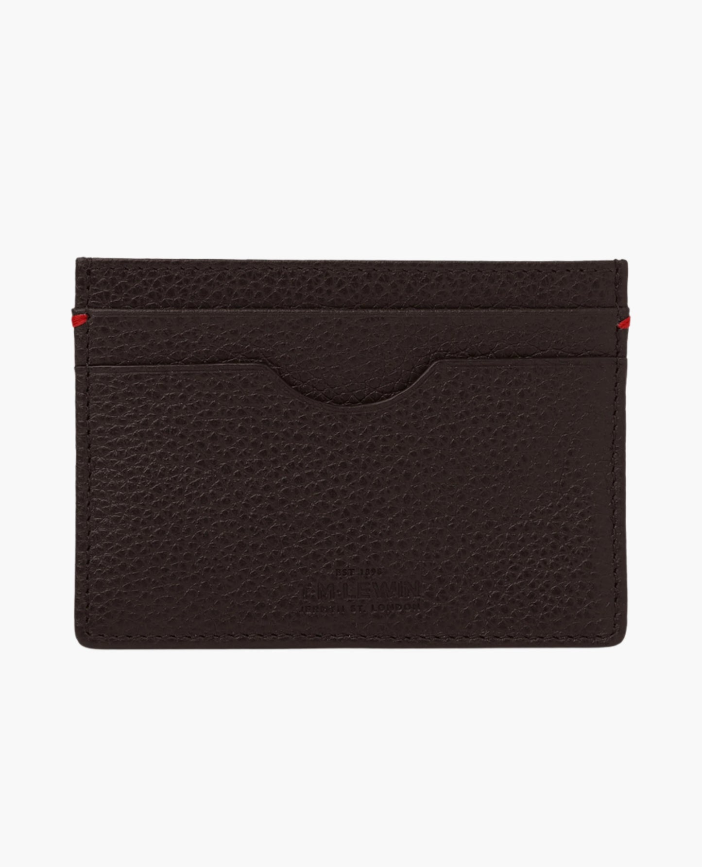 Image 1 of Leather Cardholder Brown