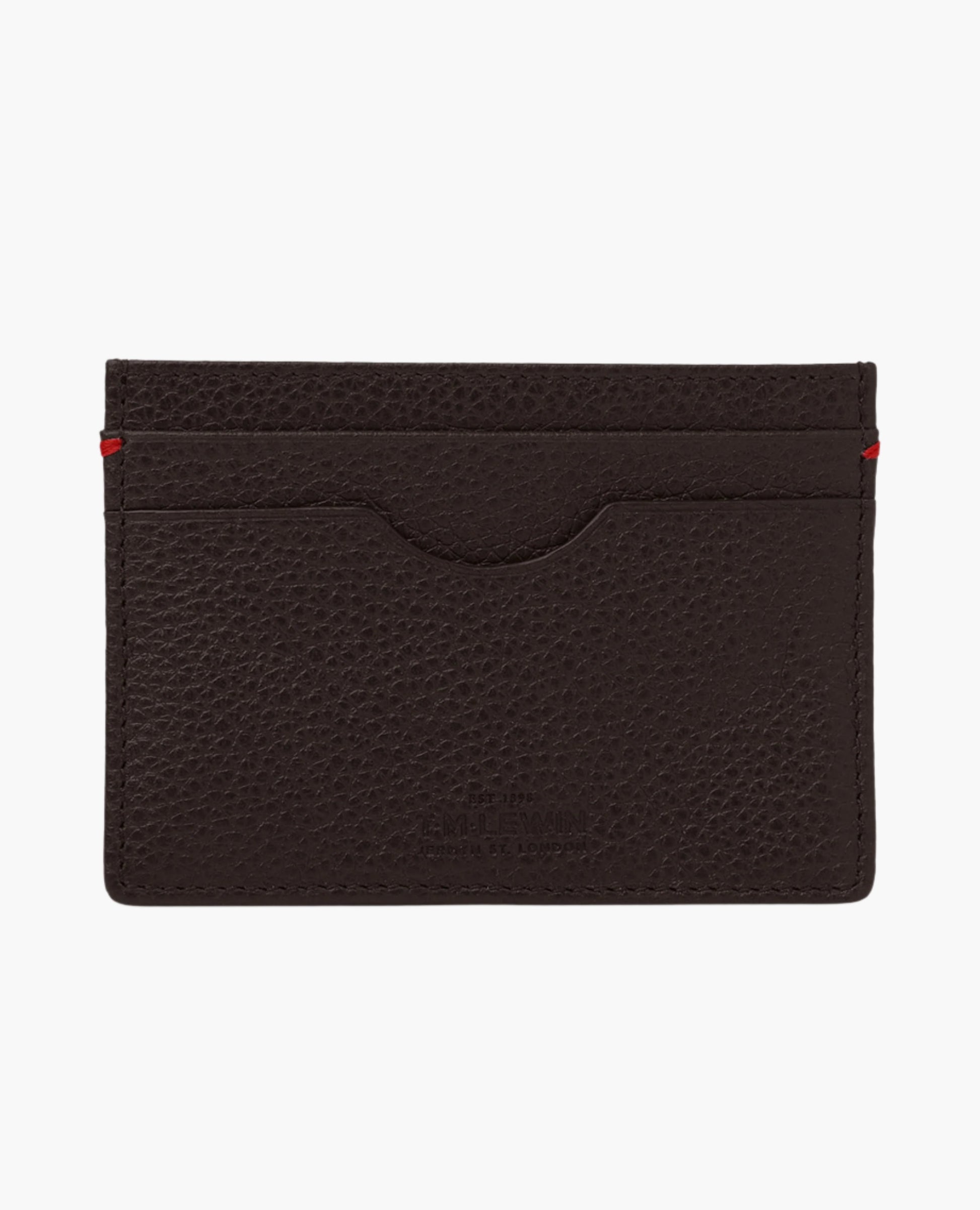 Image 1 of Leather Cardholder Brown