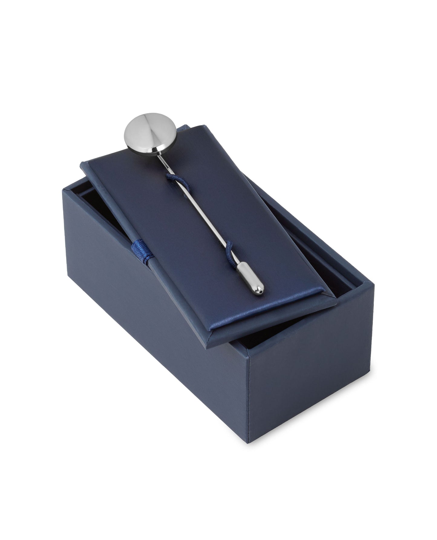 Image 3 of Silver Disc Lapel Pin