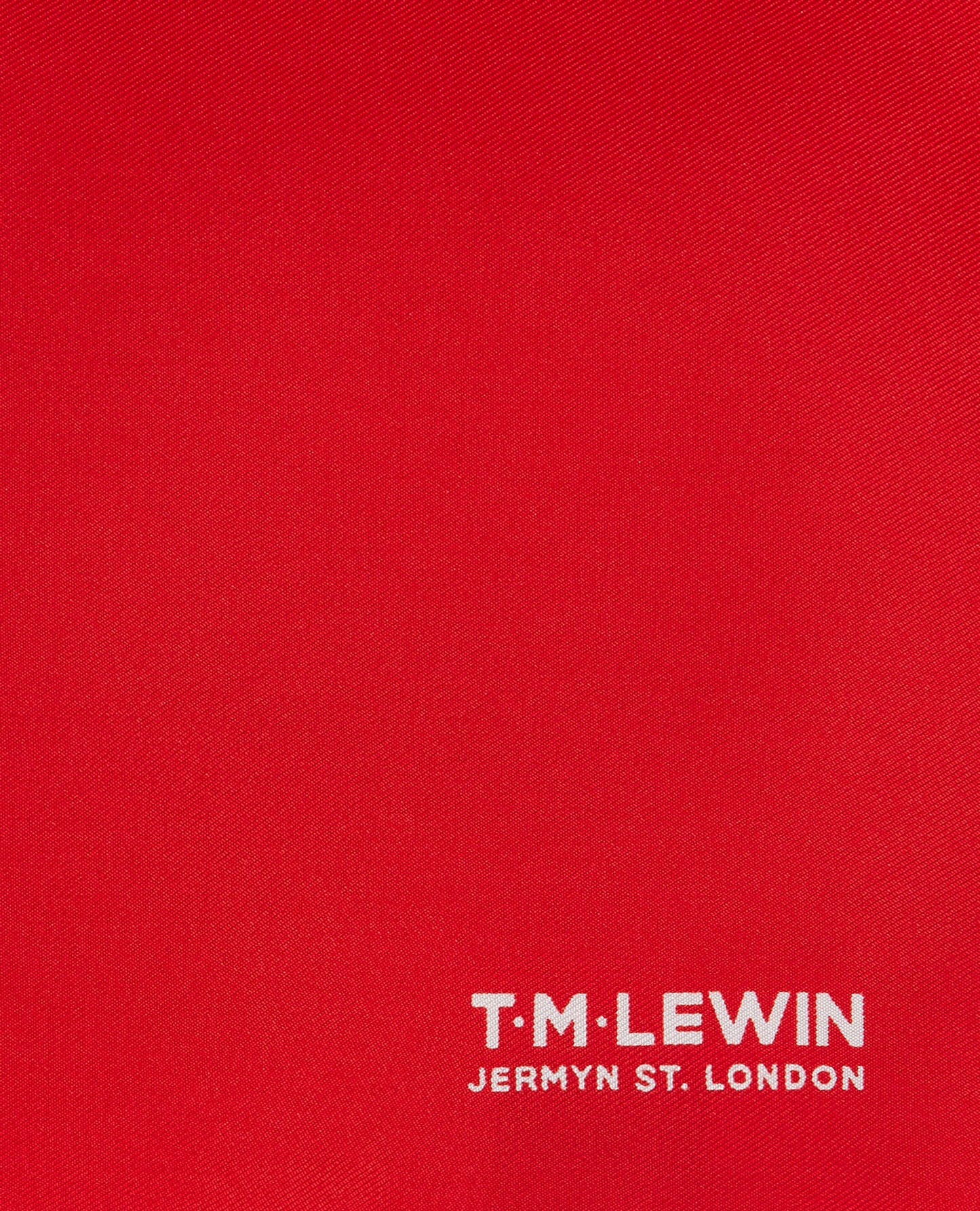 Image 2 of Silk Red Pocket Square