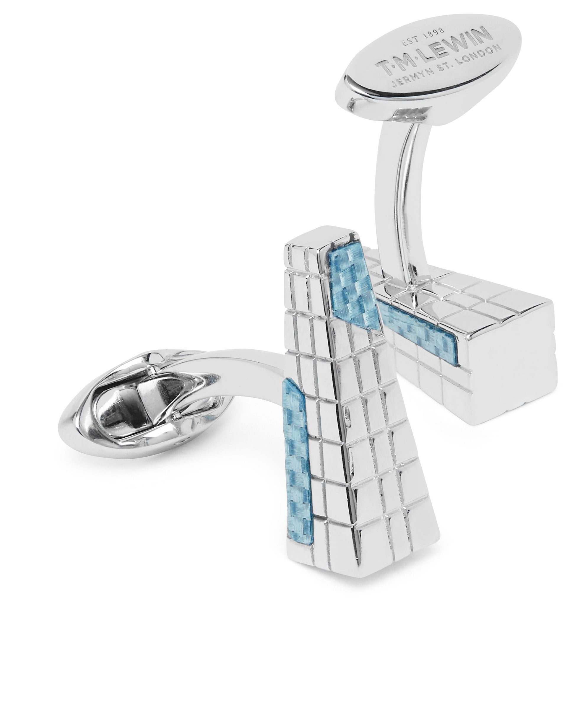 Image 3 of Veritas Silver London Landmark Inspired Cufflinks