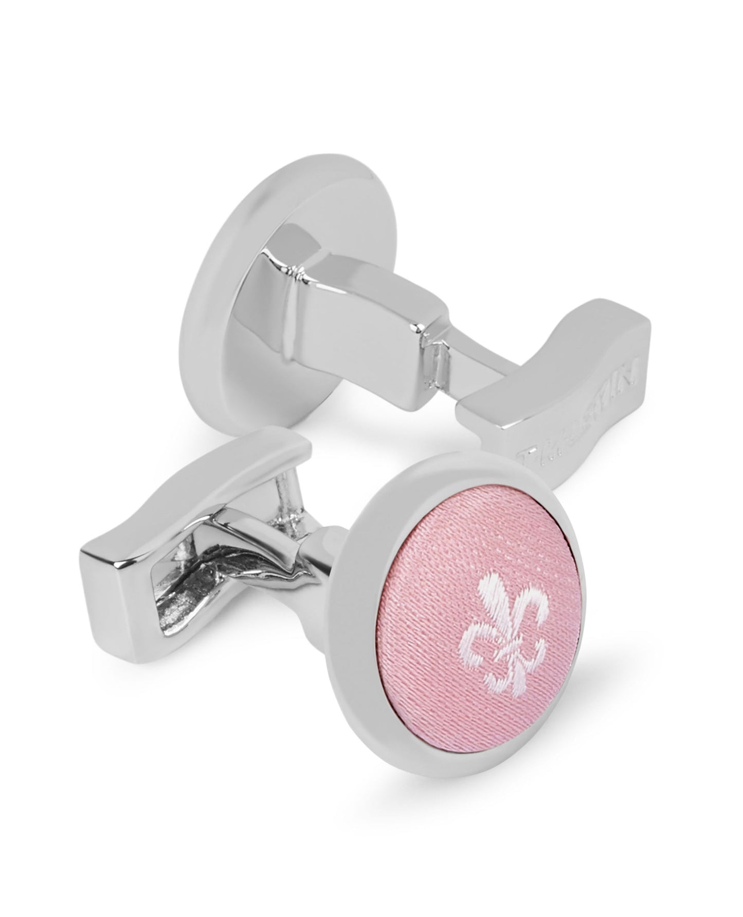 Image 3 of Occasionwear Pink Fleur De Lys Cufflinks