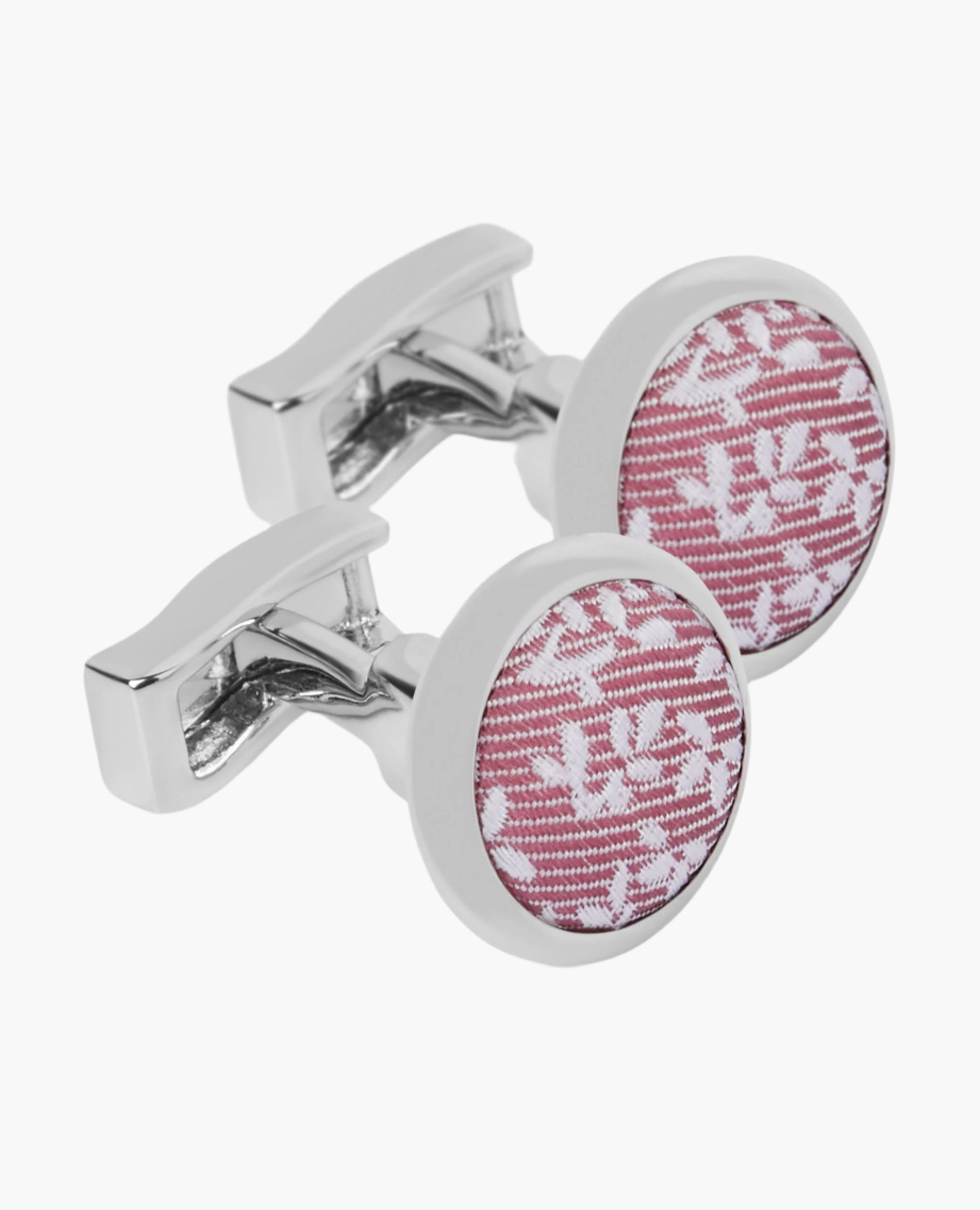 Image 1 of Occasionwear Pink Floral Cufflink