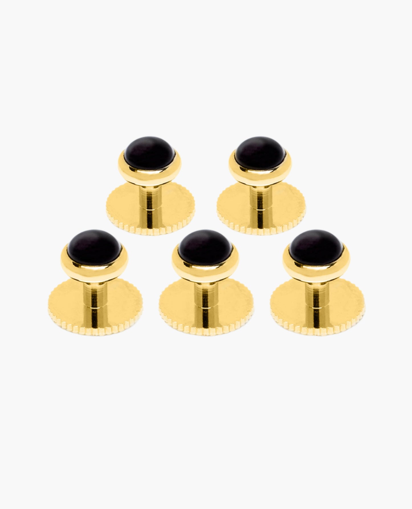 Image 1 of Black Gold Dress Shirt Studs