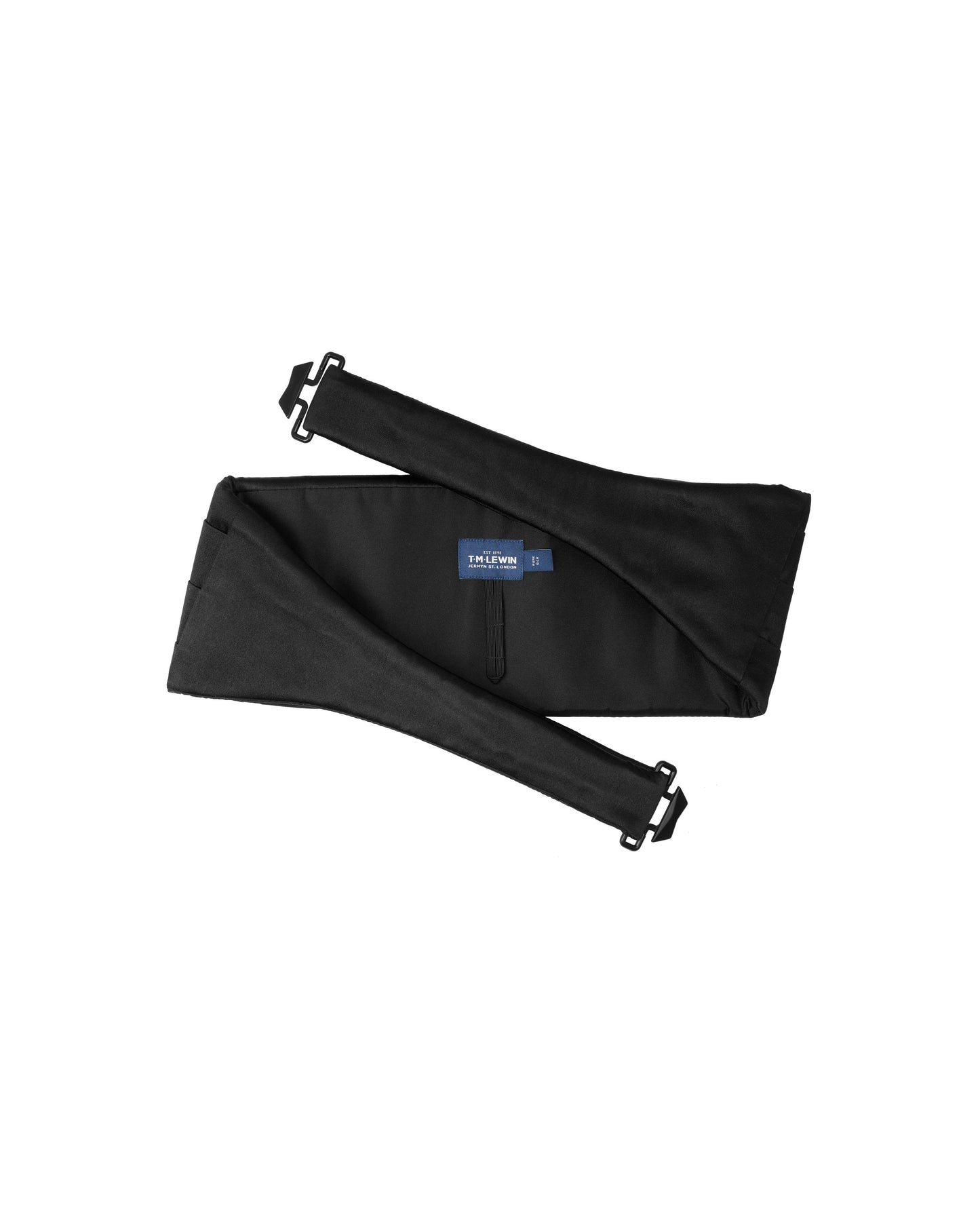 Image 3 of Black Satin Cummerbund