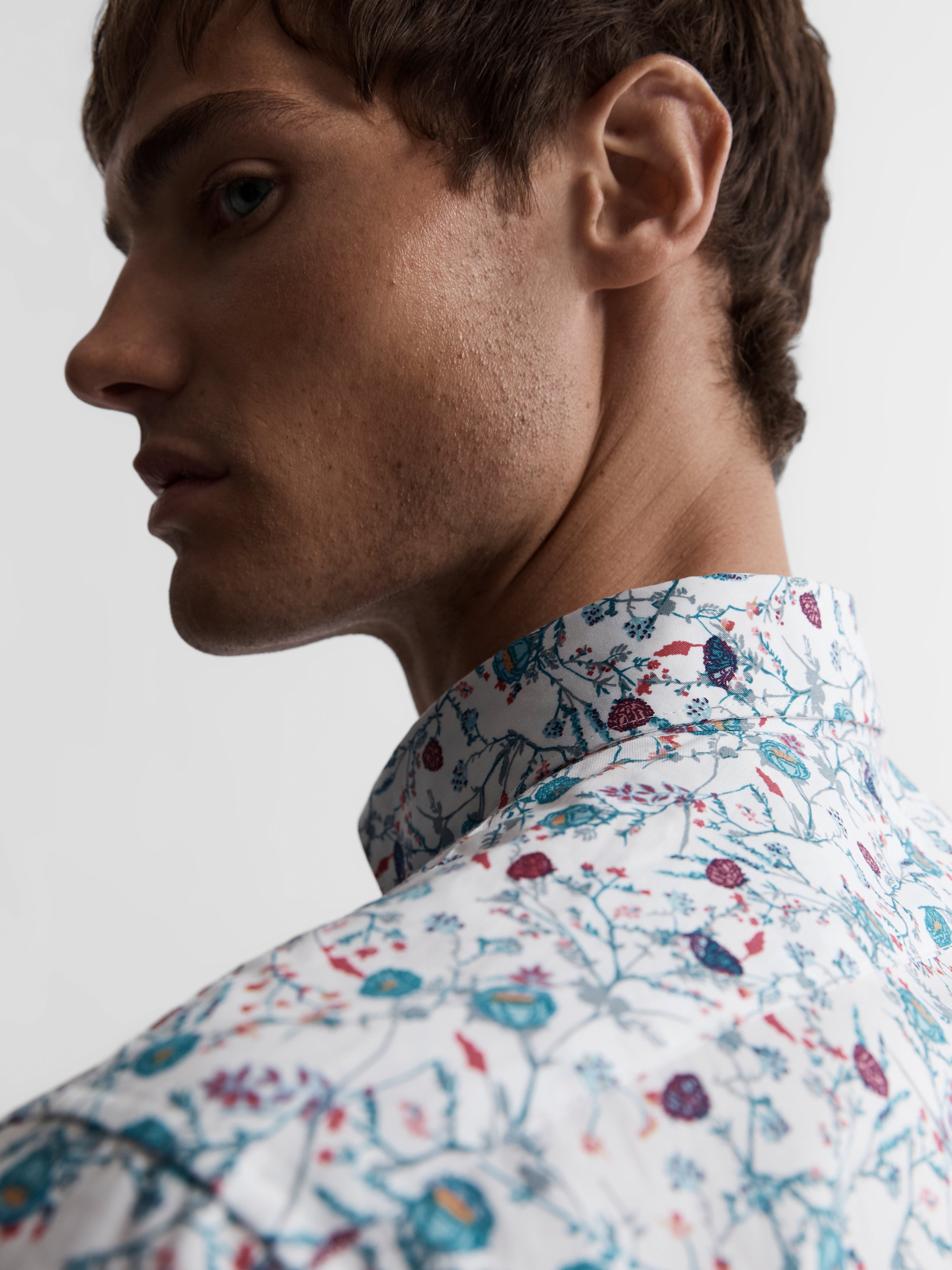 tm lewin floral shirt