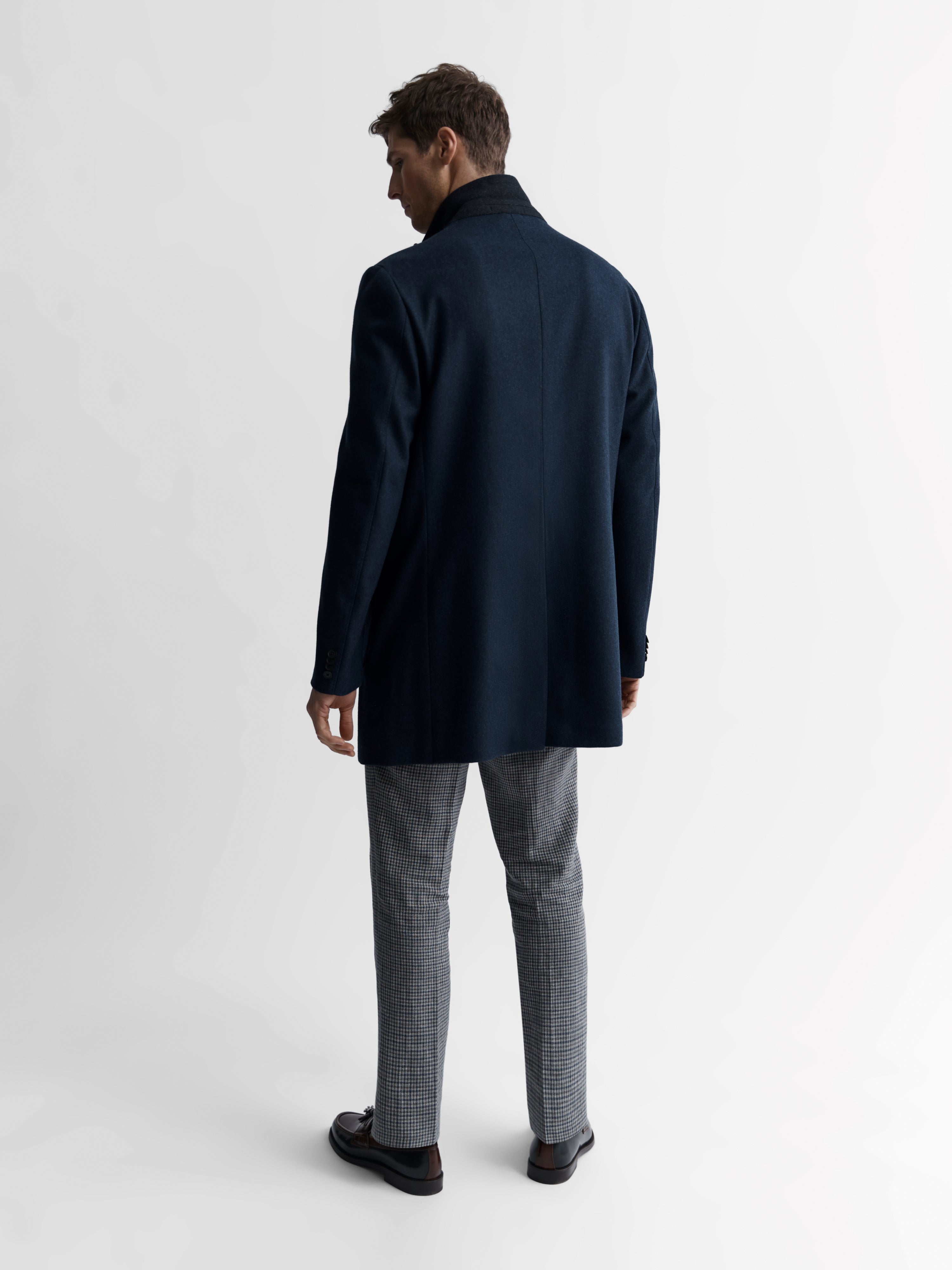 Minor slim wool on sale coat