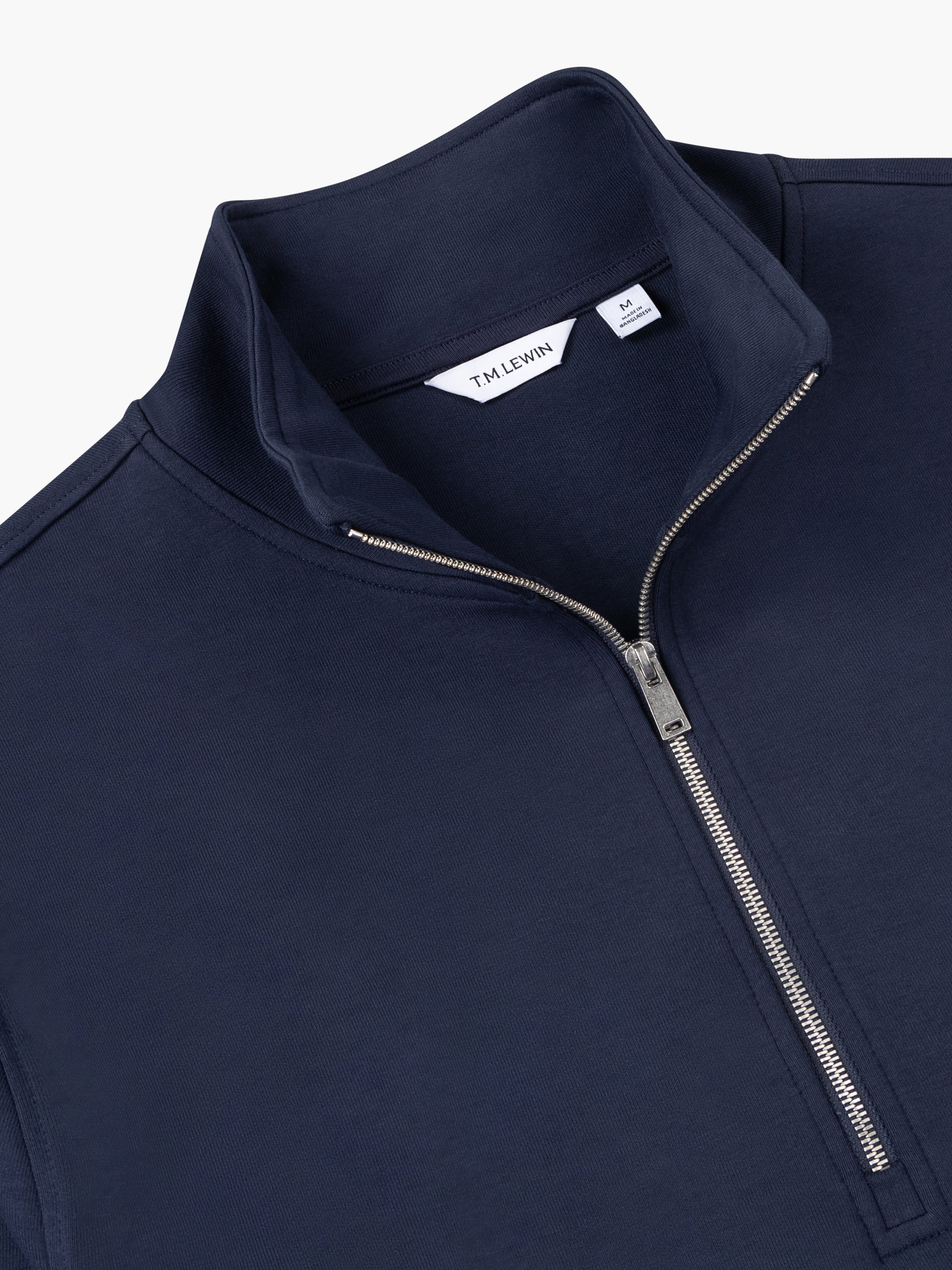 The Interlock Quarter Zip – T.M.Lewin